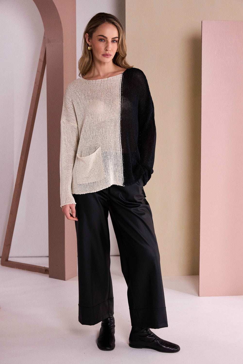 NAYA Pleather Trouser