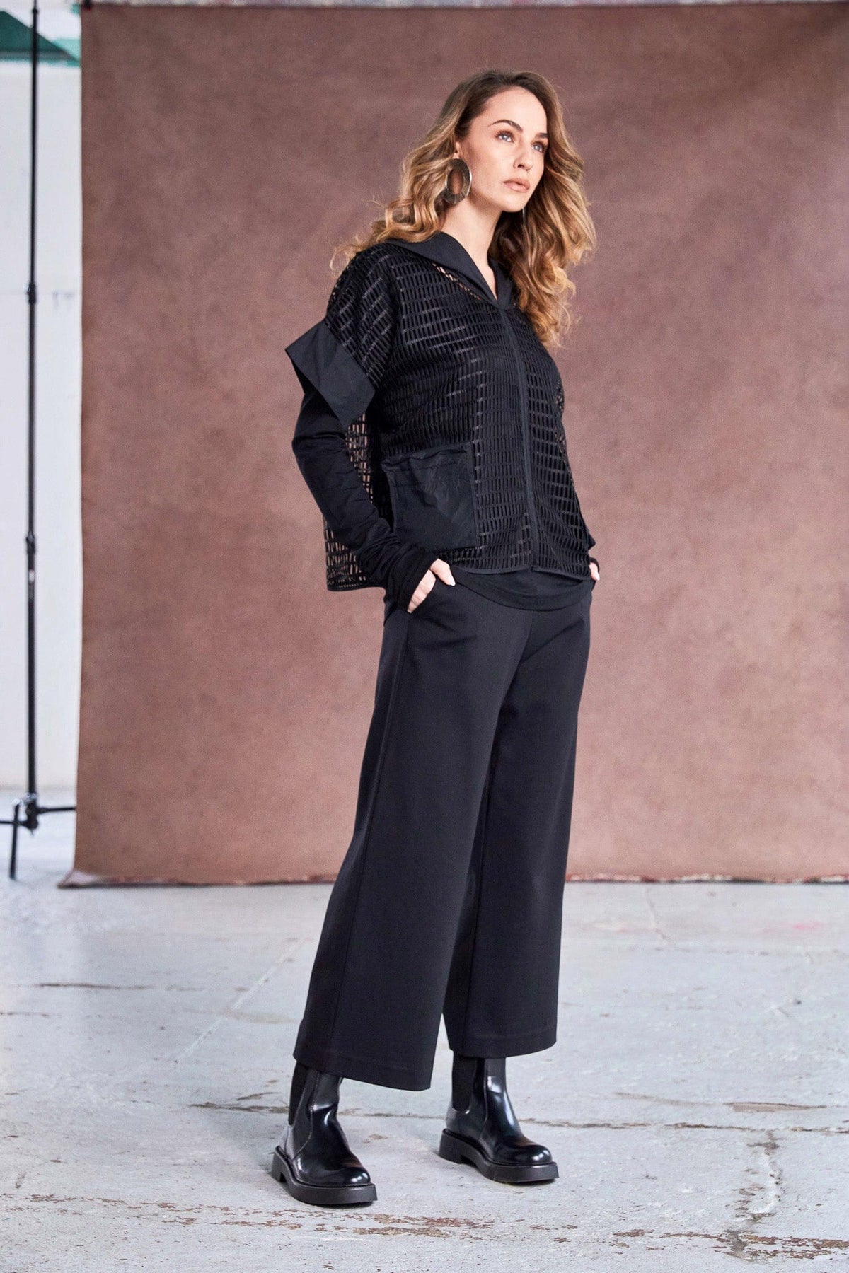 NAYA Square Mesh Top