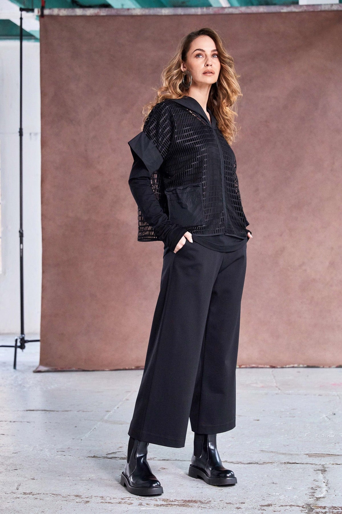 NAYA Square Mesh Top