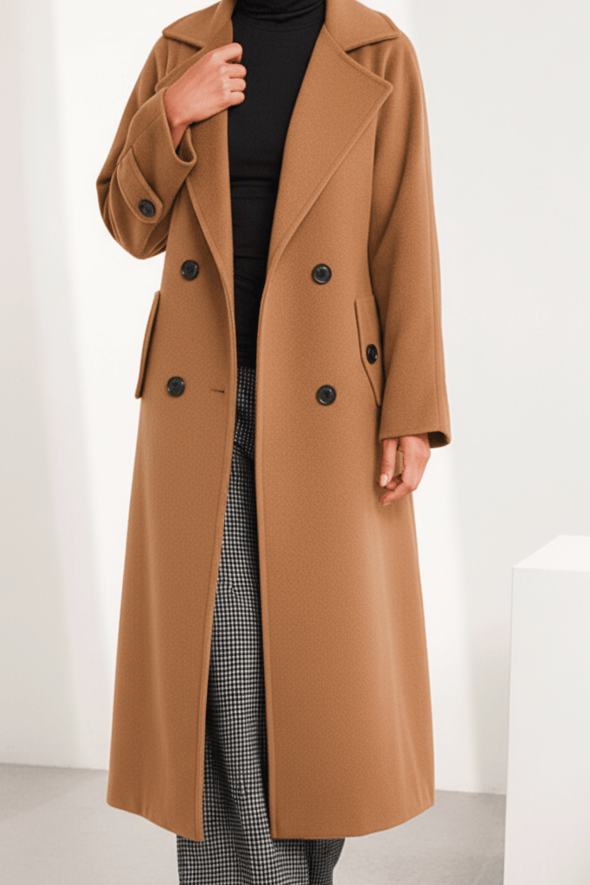 ART Double Breasted Belted Coat