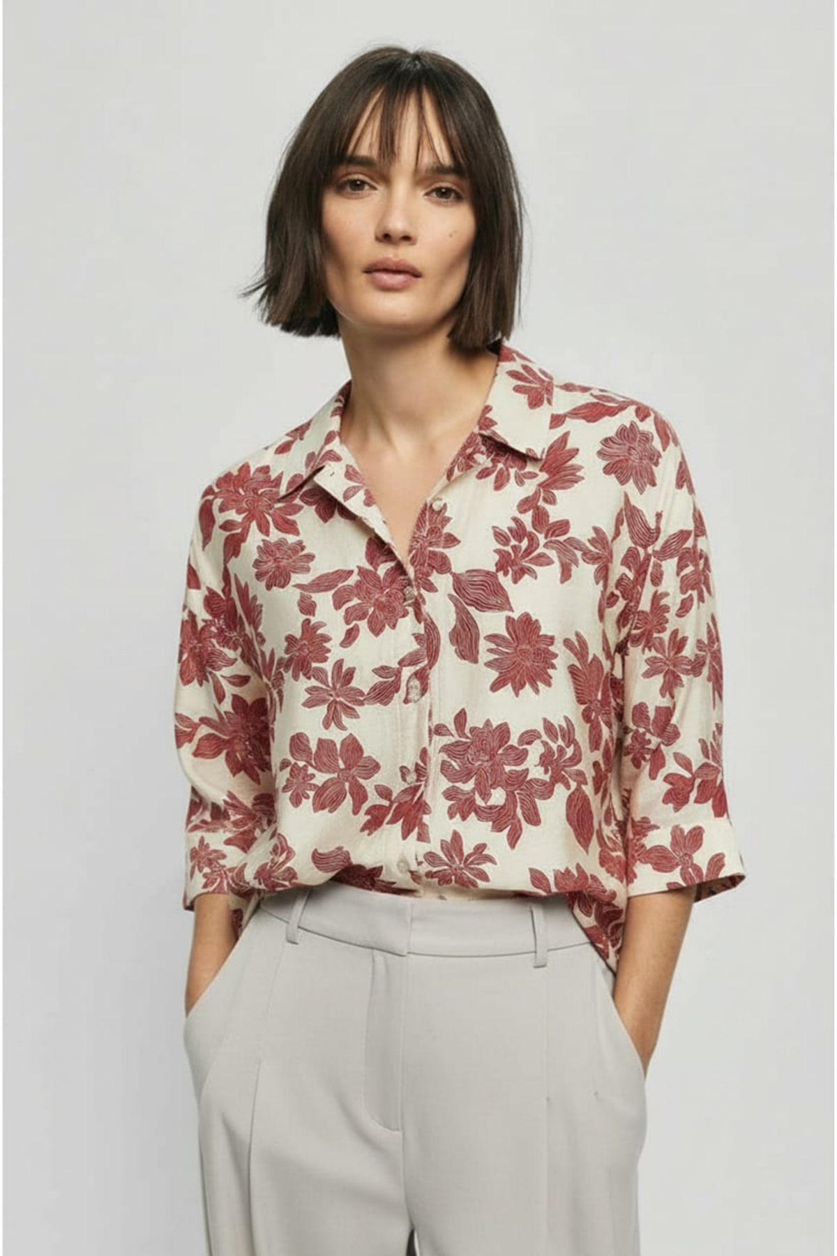 MSCH Floral Blouse