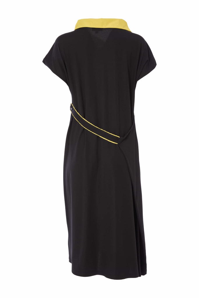 ORA Fold Over Neck Dress