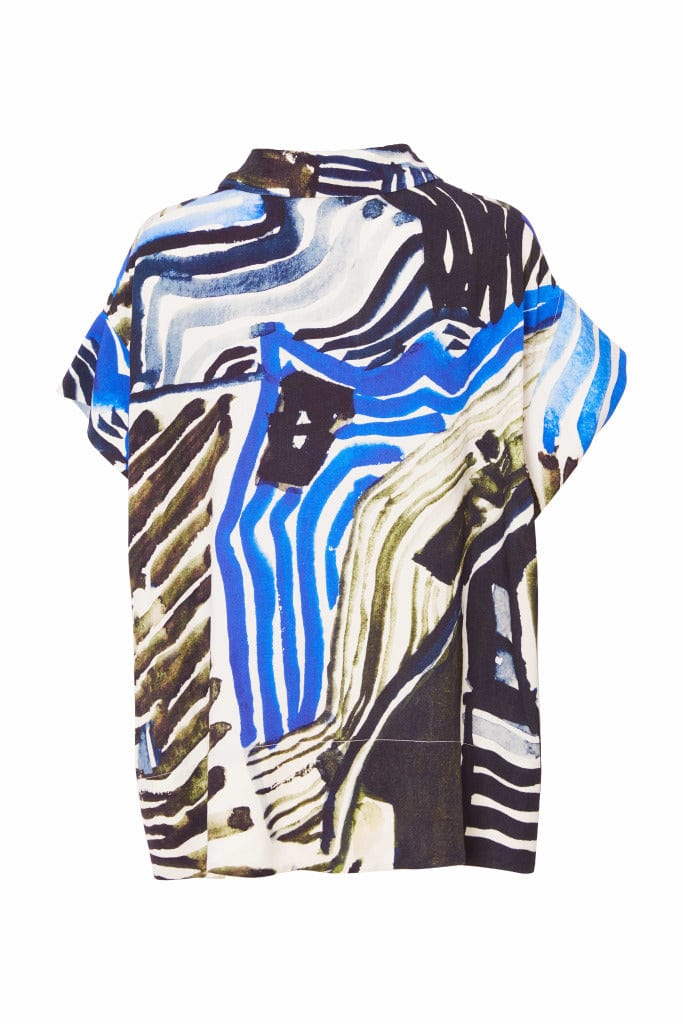 ORA Mixed Print Shirt