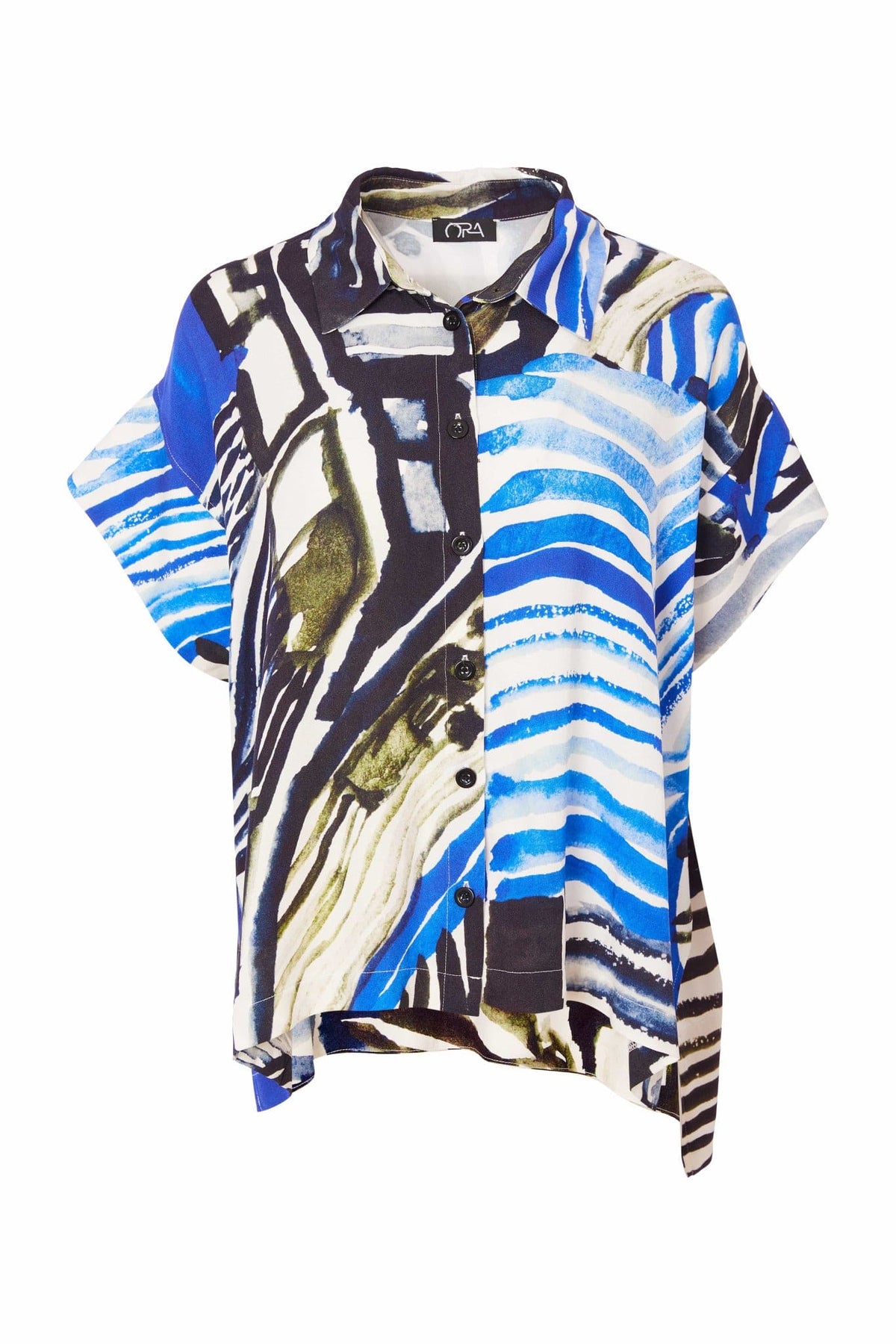 ORA Mixed Print Shirt