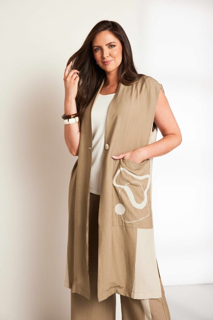 ORA Contrast Waistcoat