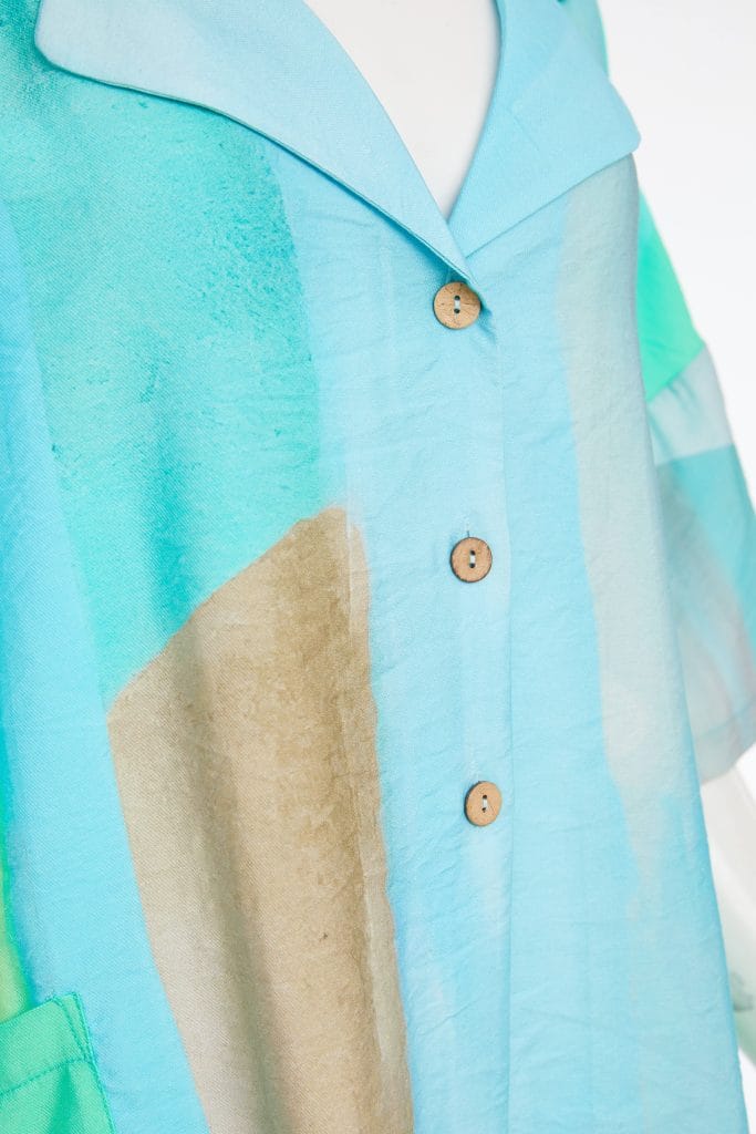 ORA Button Print Shirt