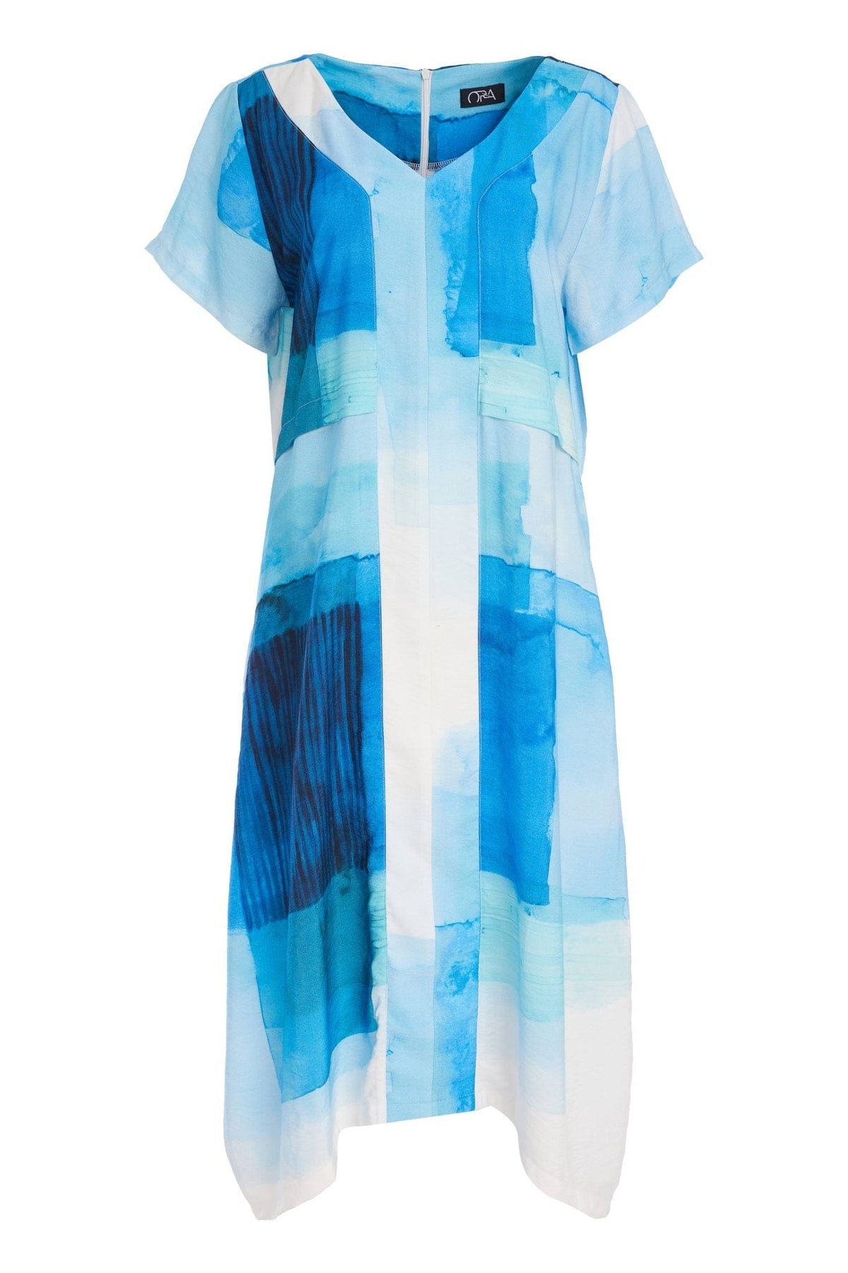 ORA Watercolour Block Dress