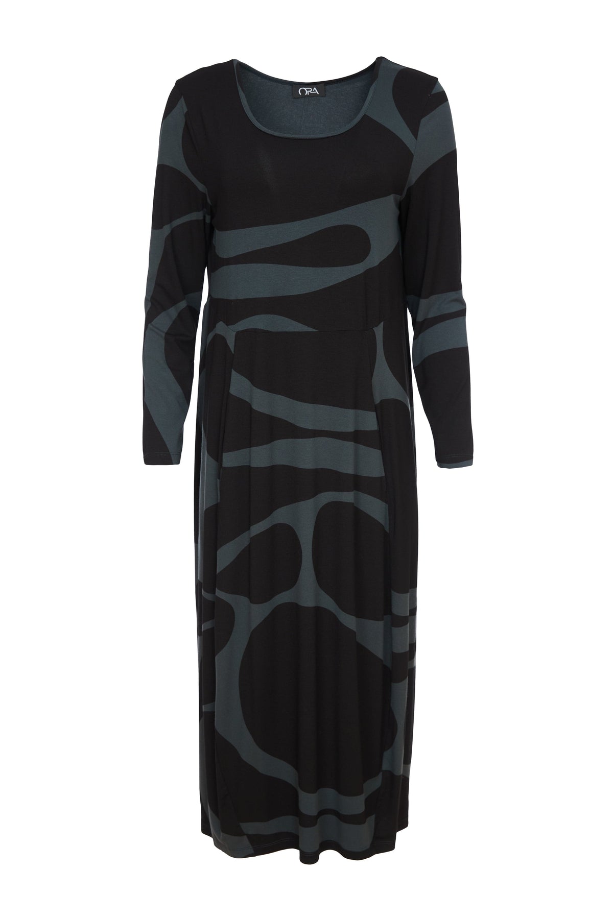 ORA Printed Swirl Dress