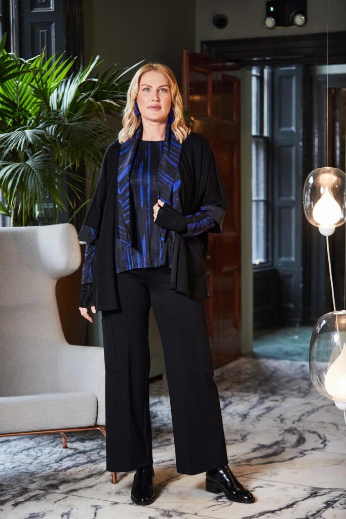 ORA Print Lapel Jacket