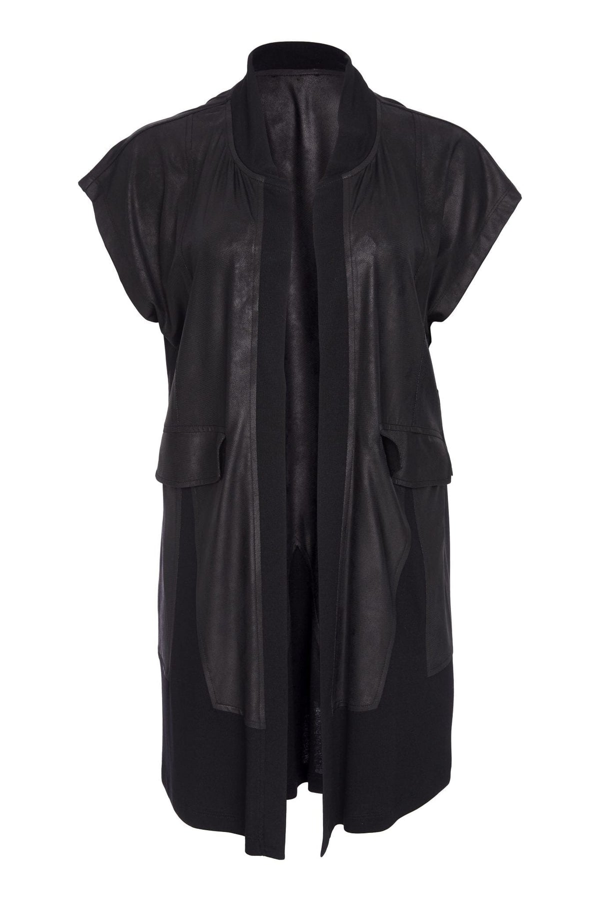 ORA Pleather Waistcoat