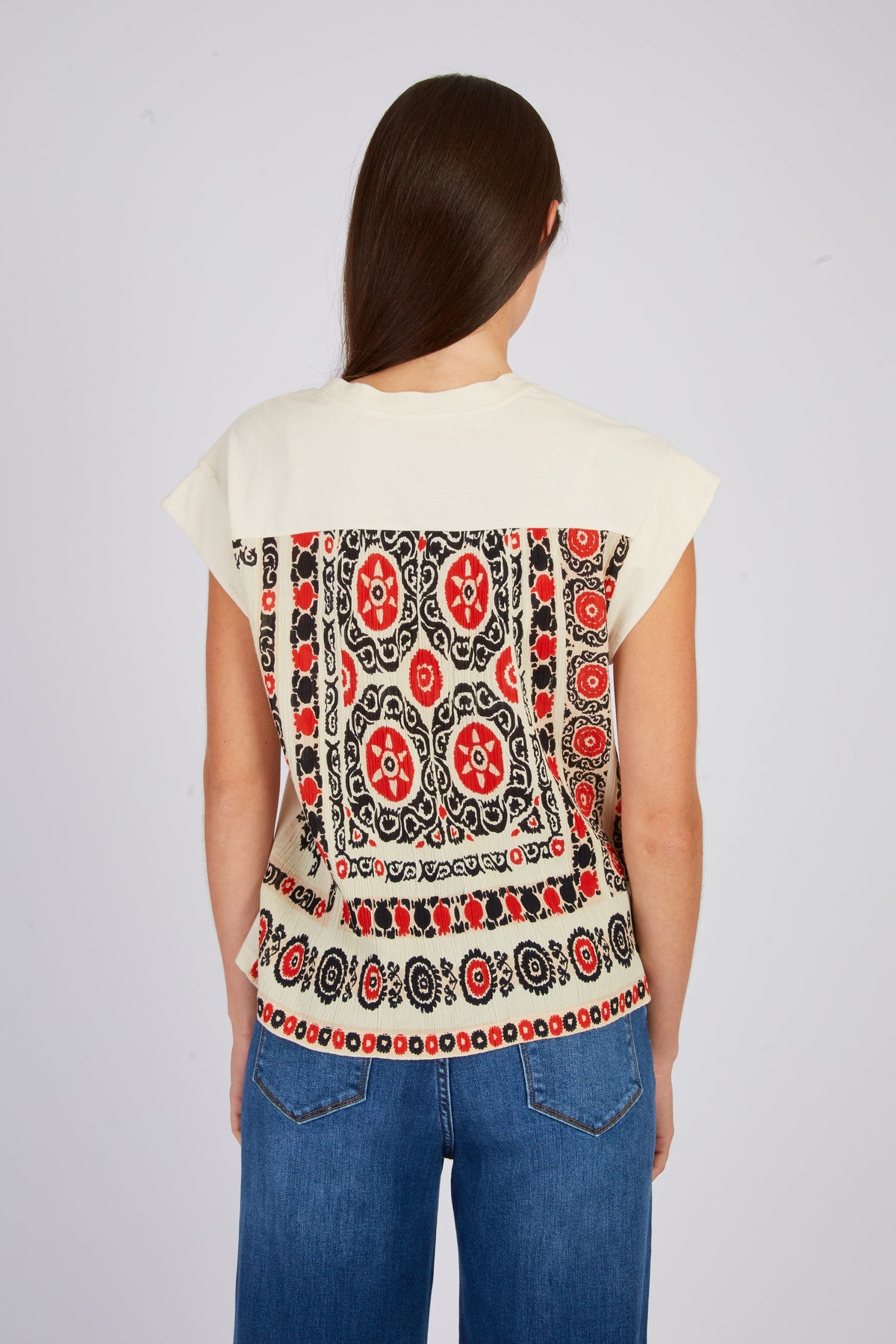 Derhy Tile Print Top