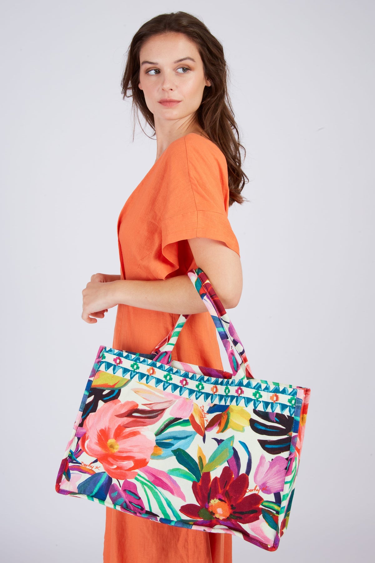 Derhy Big Flower Tote