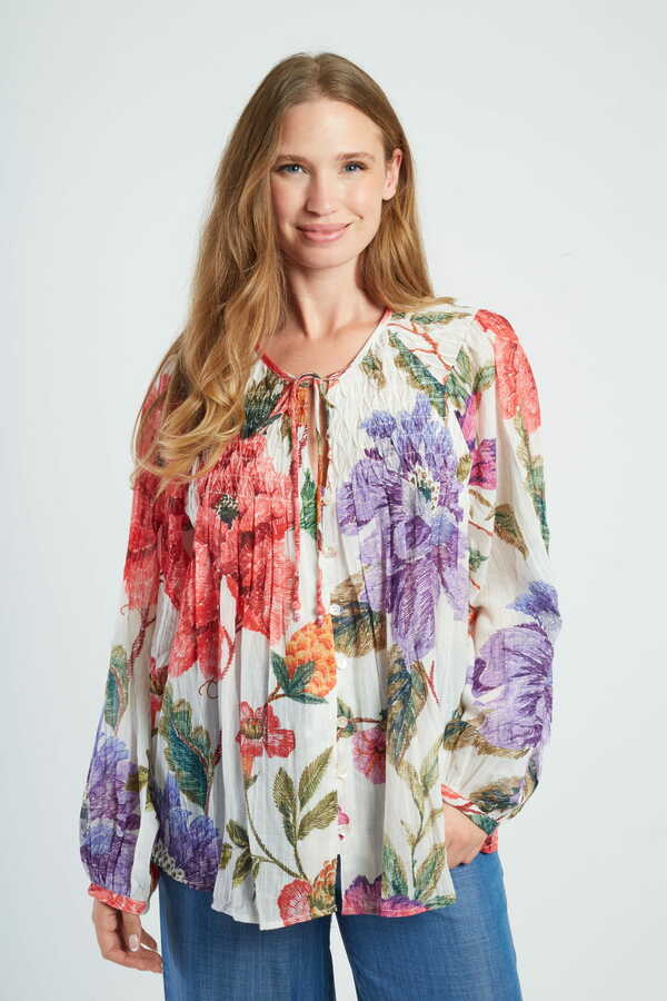 Derhy Smock Detail Blouse