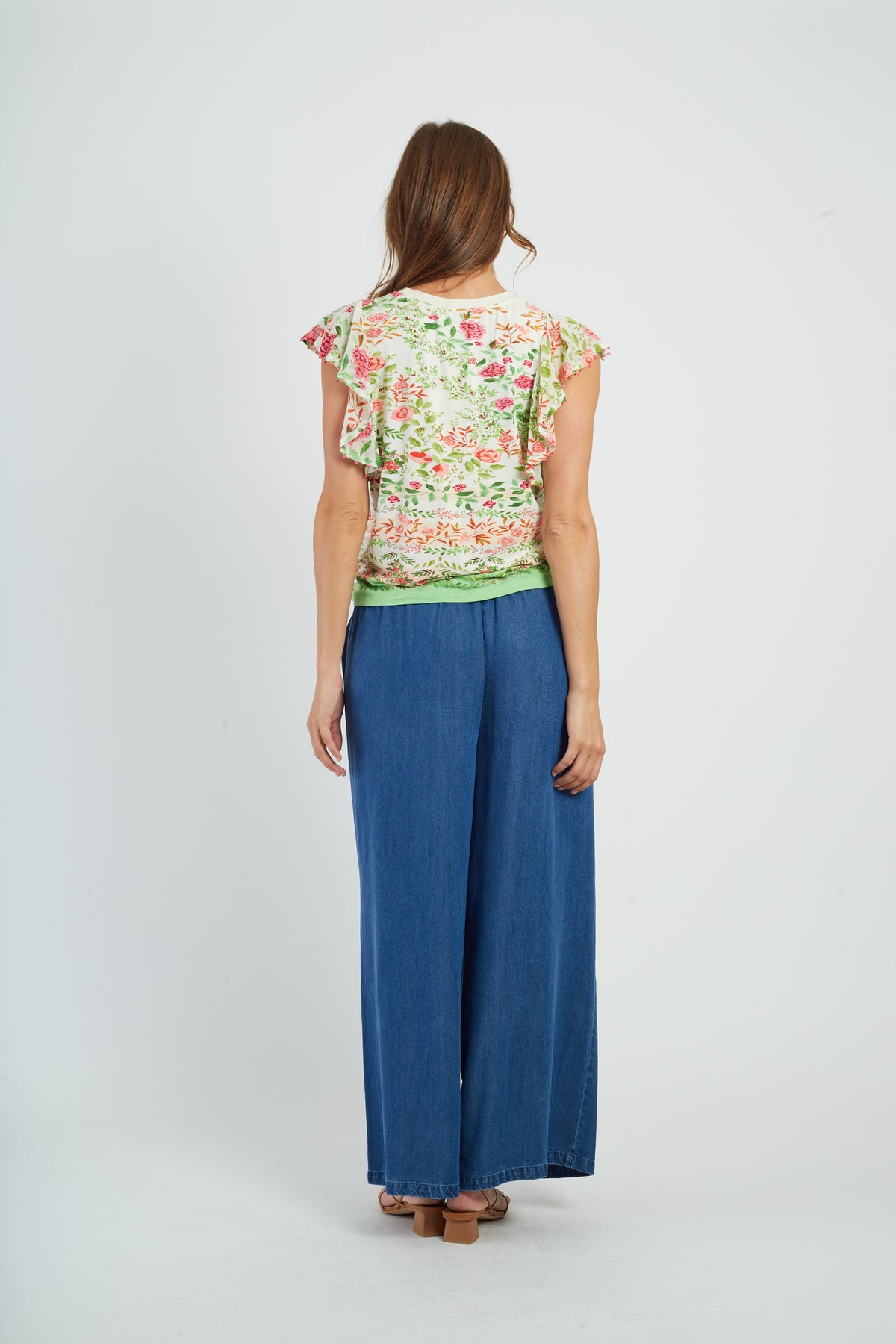 Derhy Garden Print Top