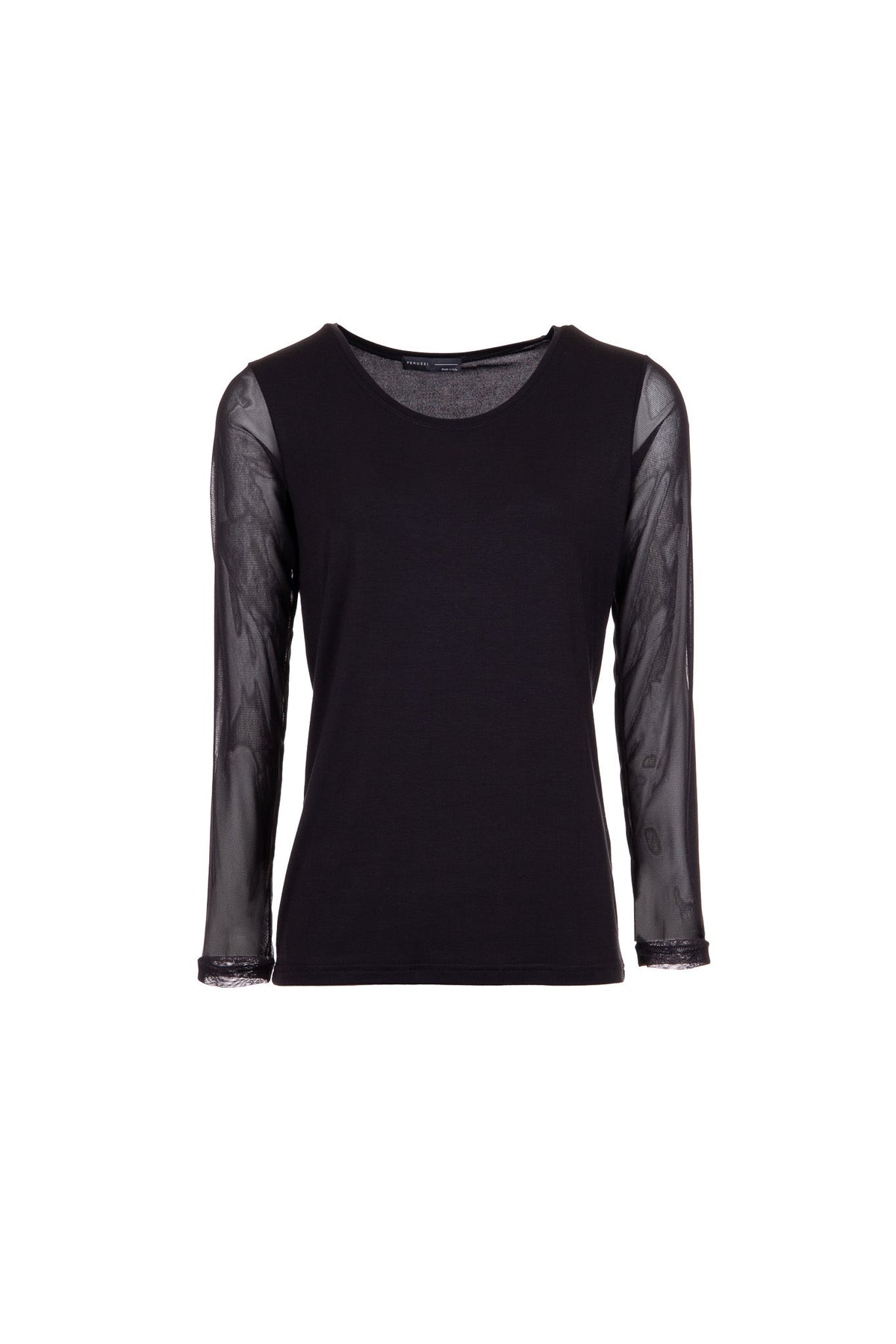 PERUZZI Mesh Sleeve Top