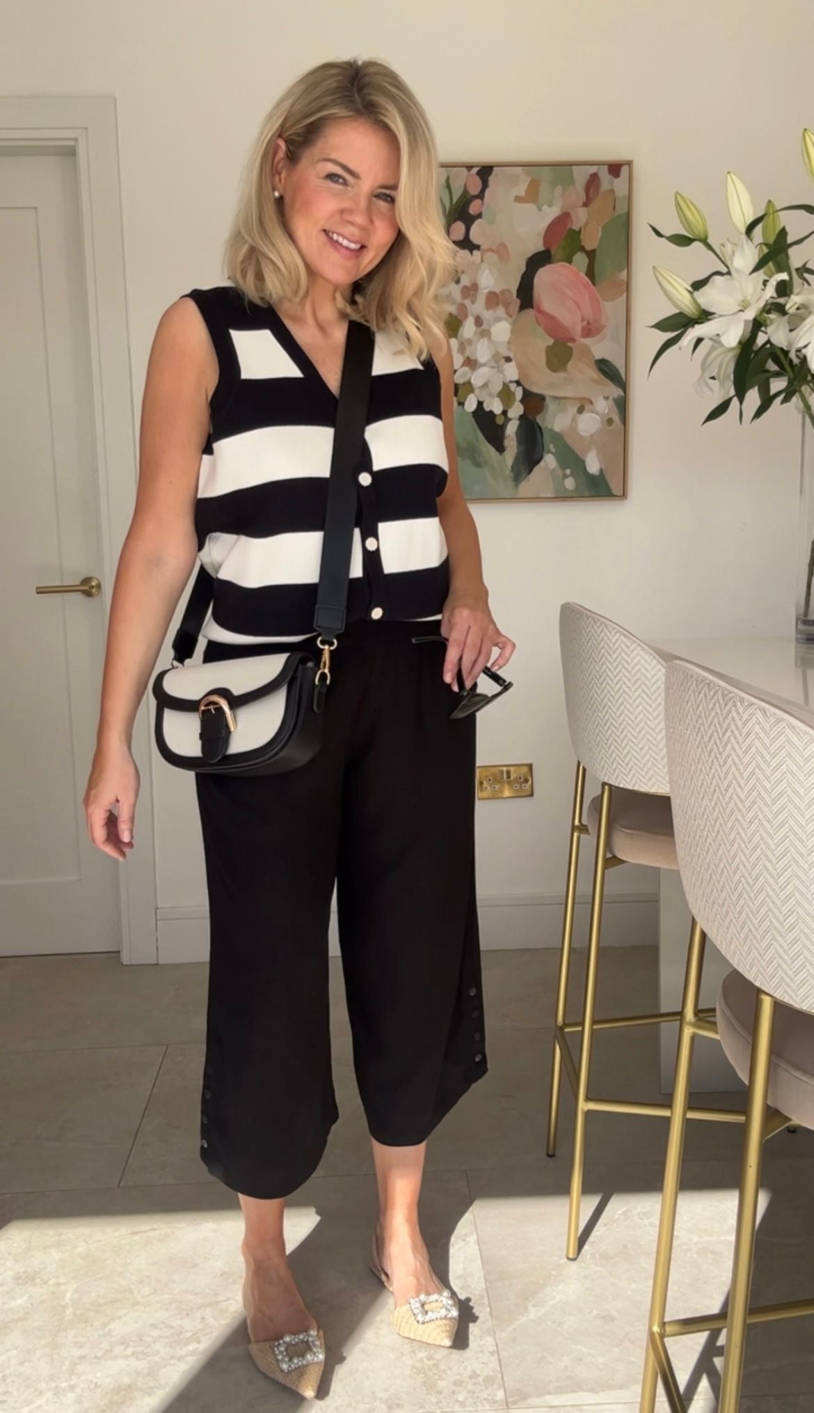 Julie Guerlande Stripe Vest