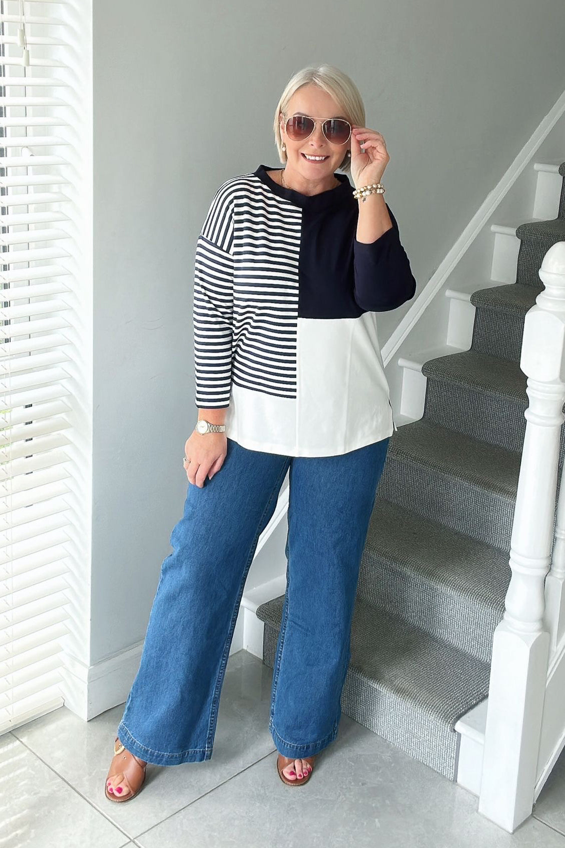 PERUZZI Stripe Top