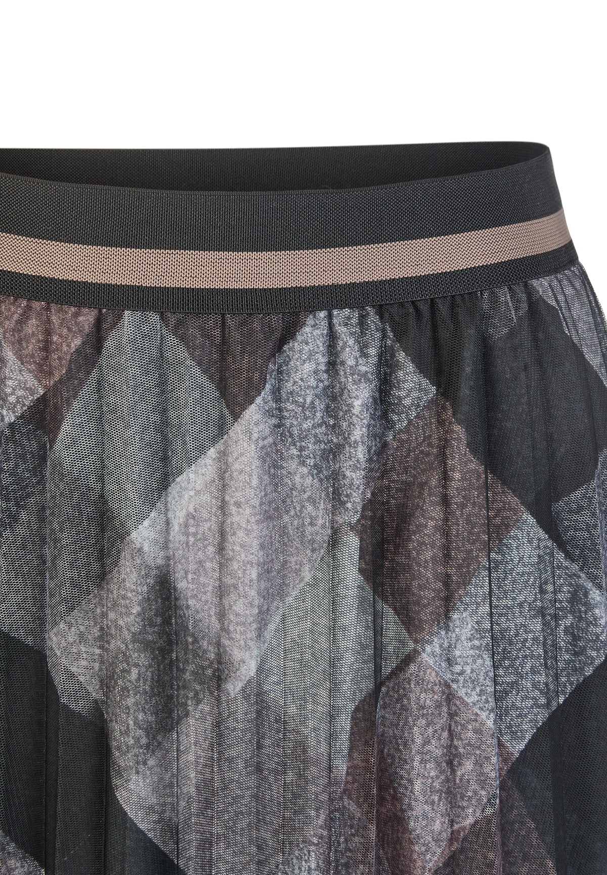 RABE Mesh Pleat Skirt
