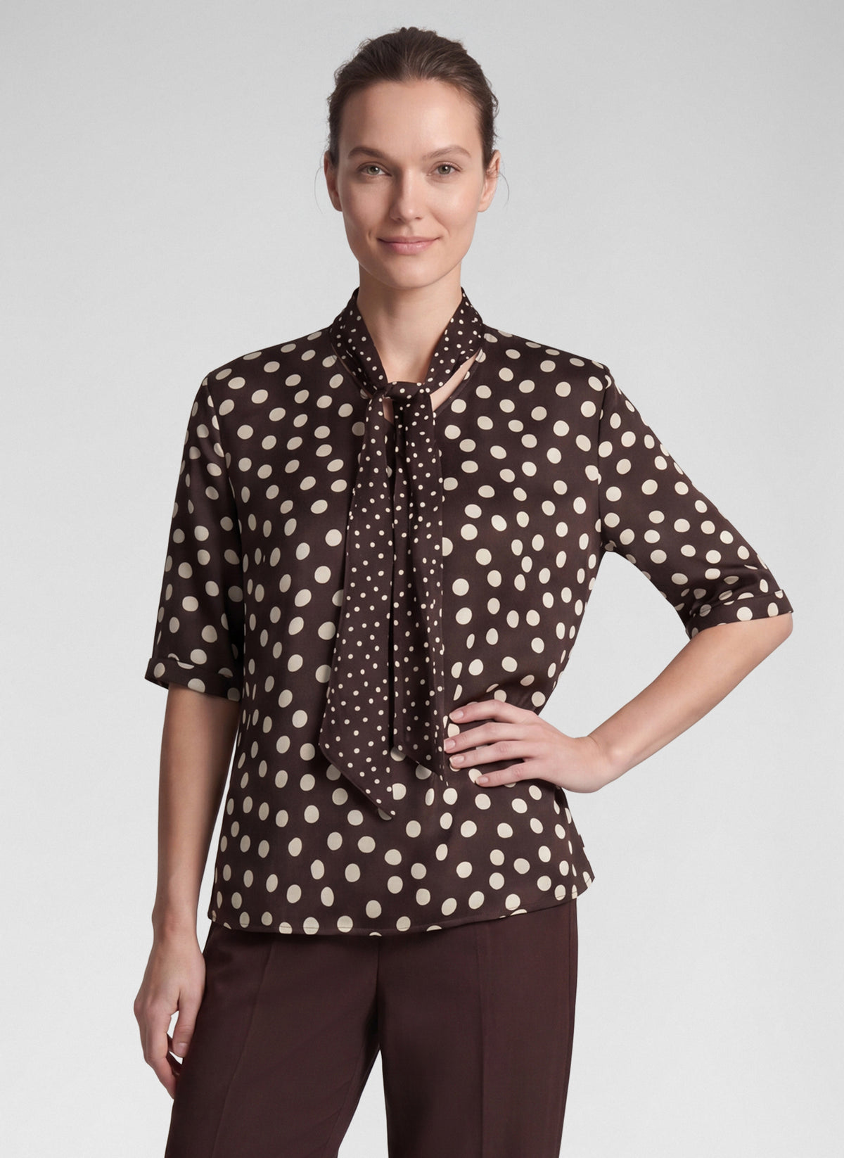 RABE Scarf Blouse