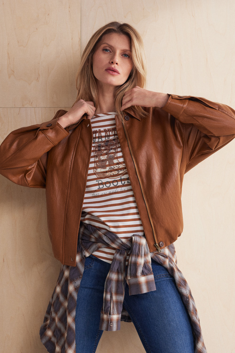 RABE Pleather Jacket