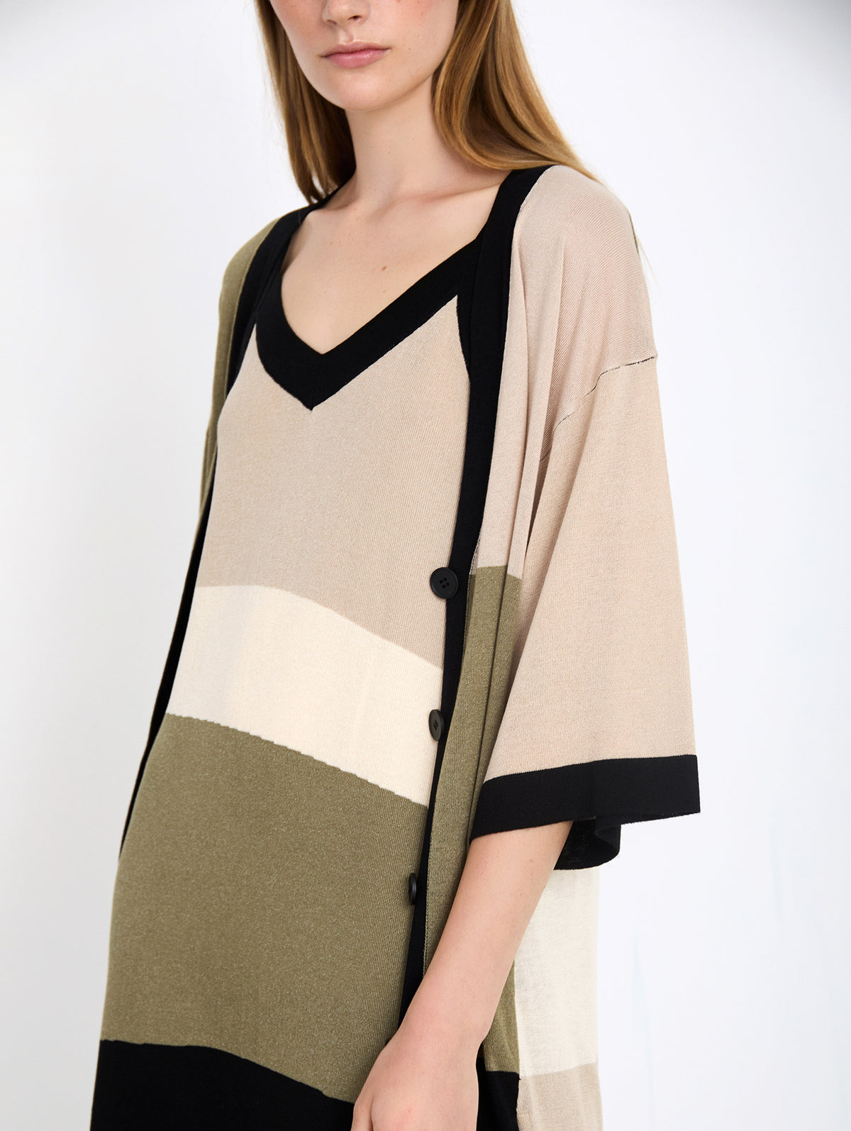 Skatie Longline Fine Knit