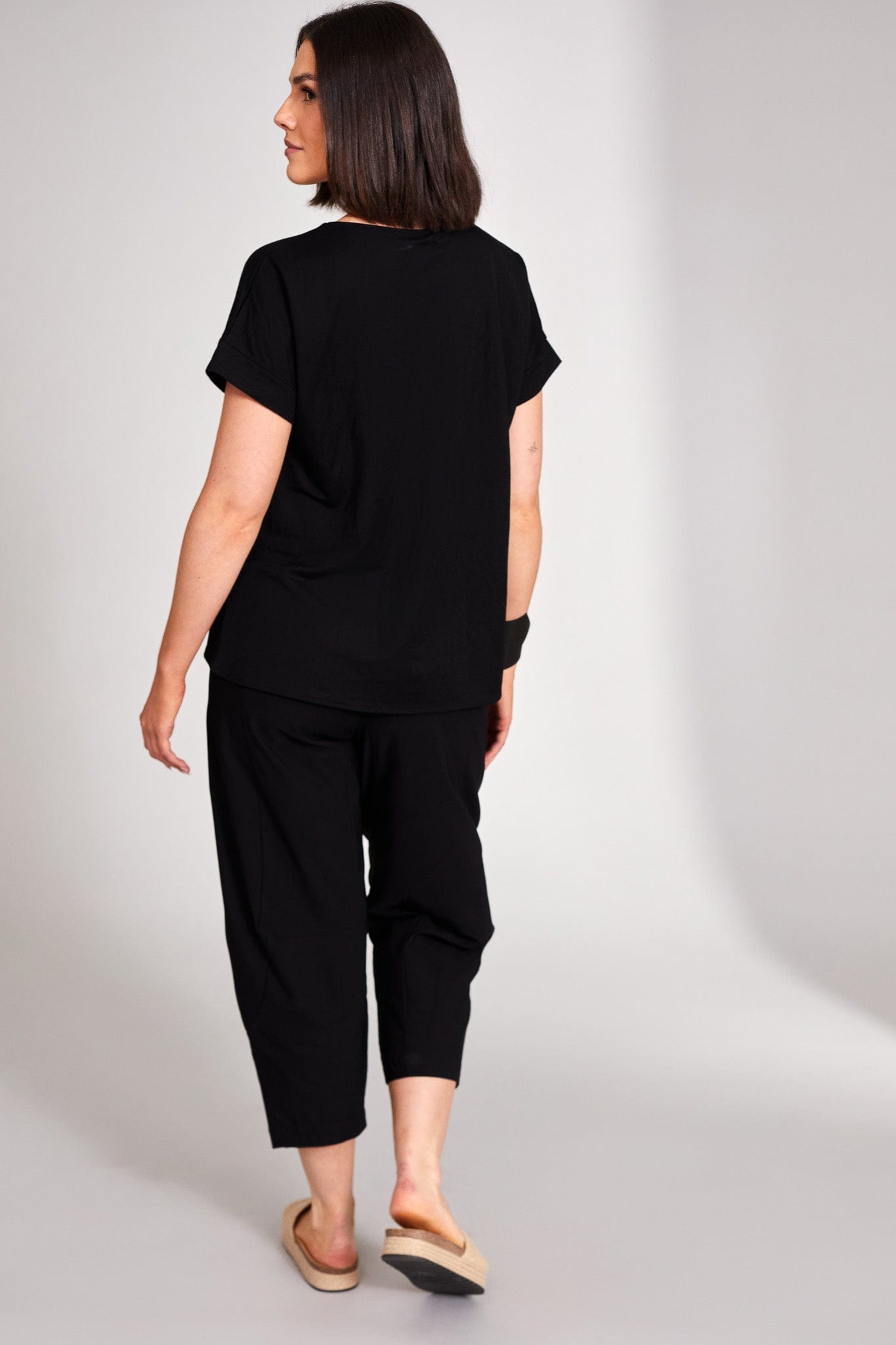 Buy Slouchy Trouser | Chic Loose Leg & Modern Ankle Cropped Pants – The  Reset