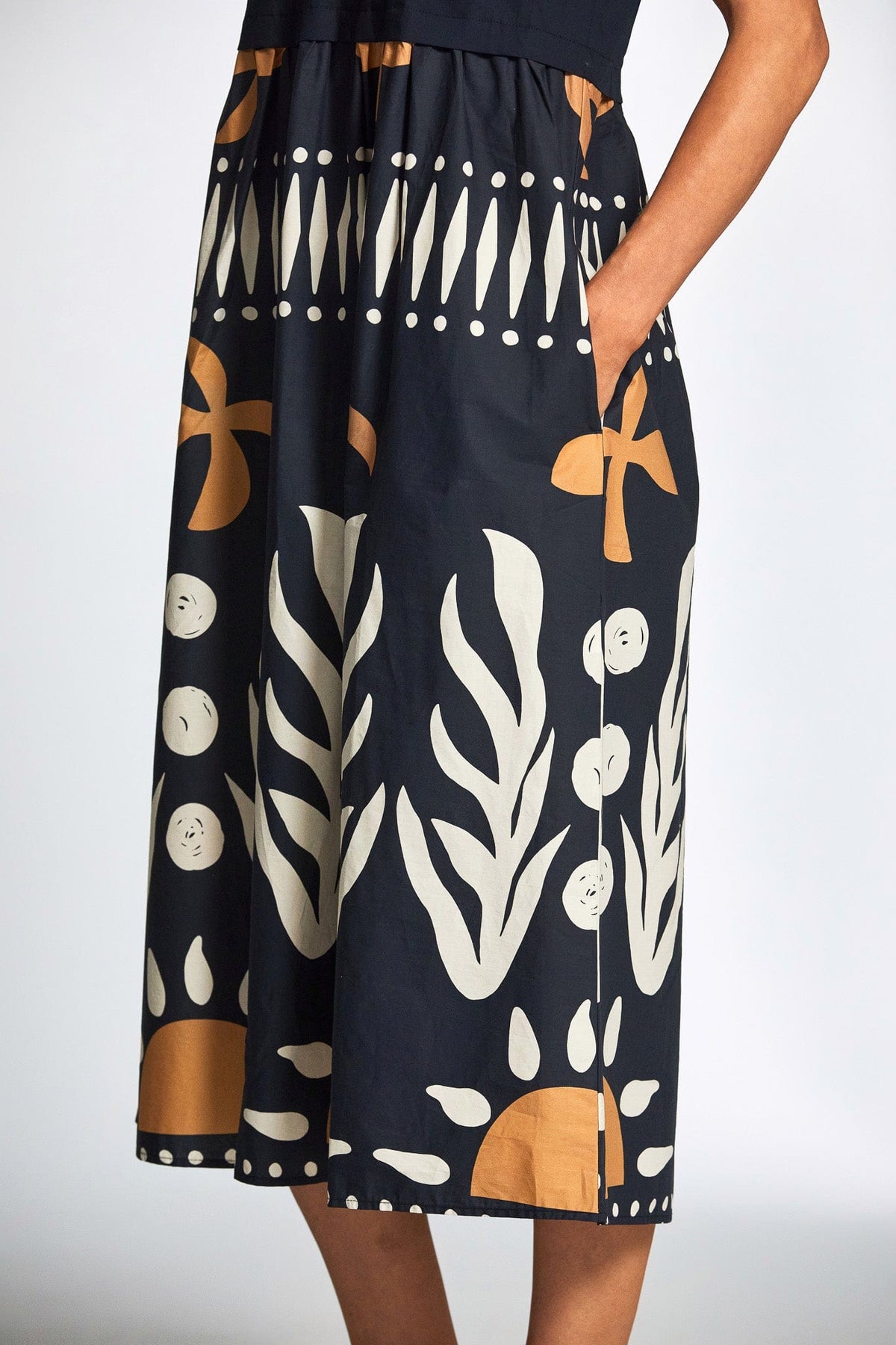 PERUZZI Cotton Print Dress