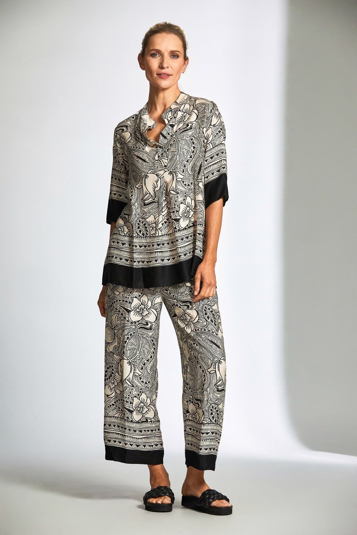 PERUZZI Woodblock Print Trouser