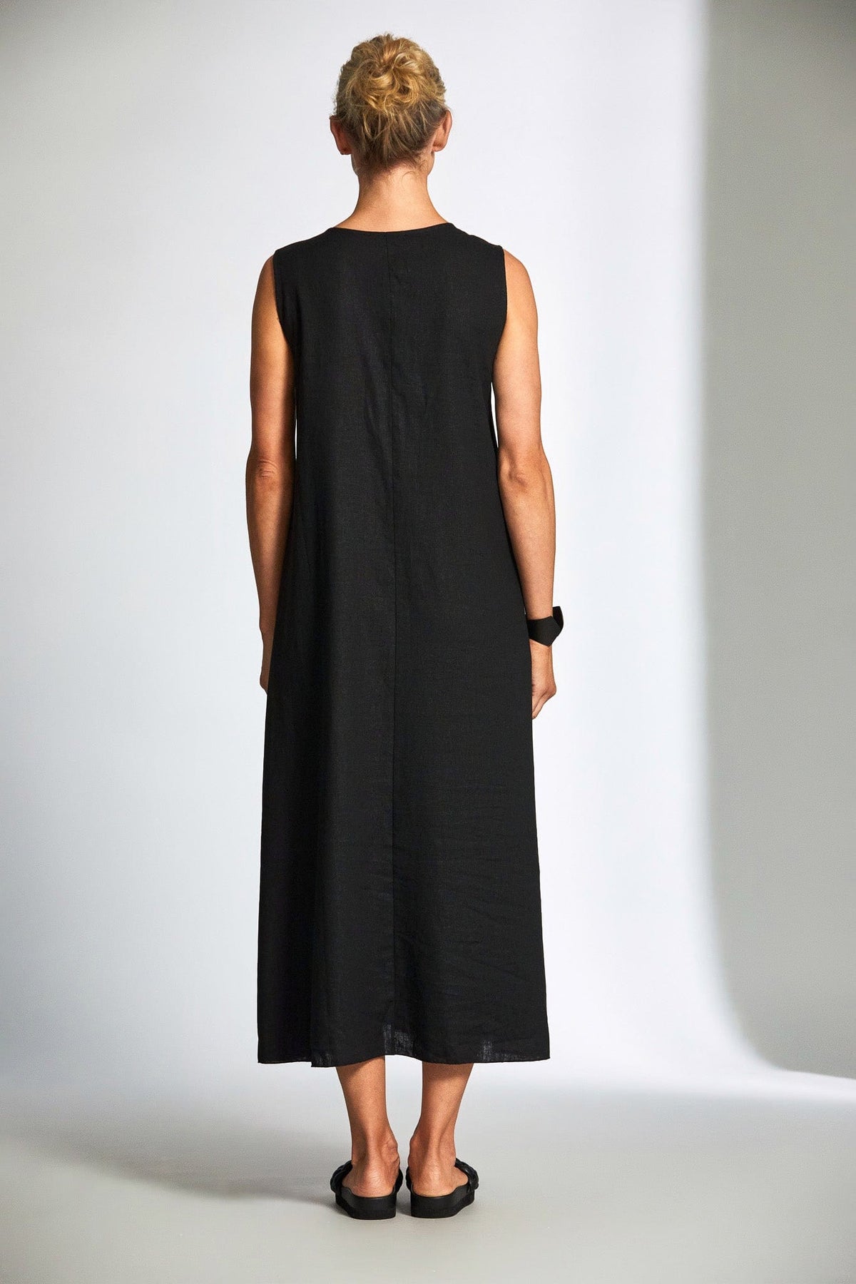 PERUZZI Linen Contrast Dress