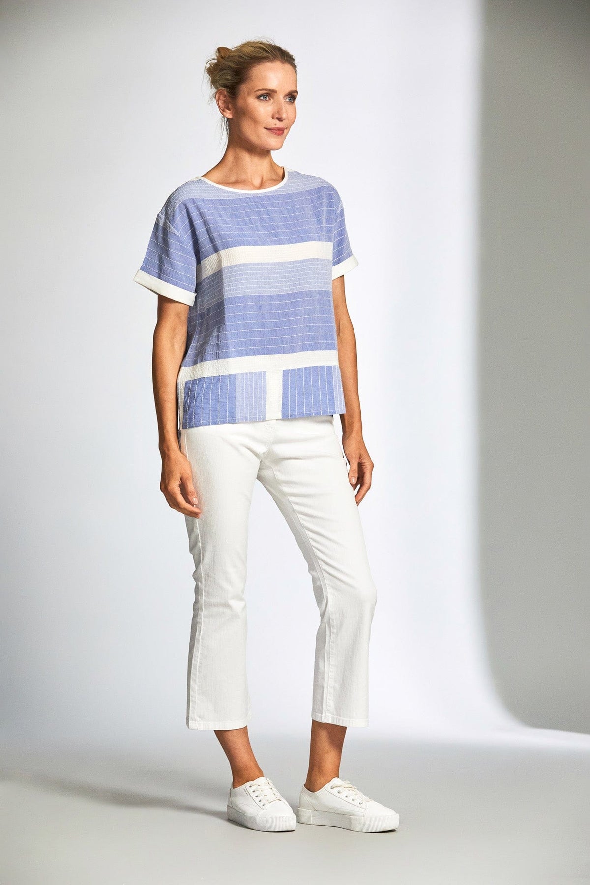 PERUZZI Stitch Stripe Top