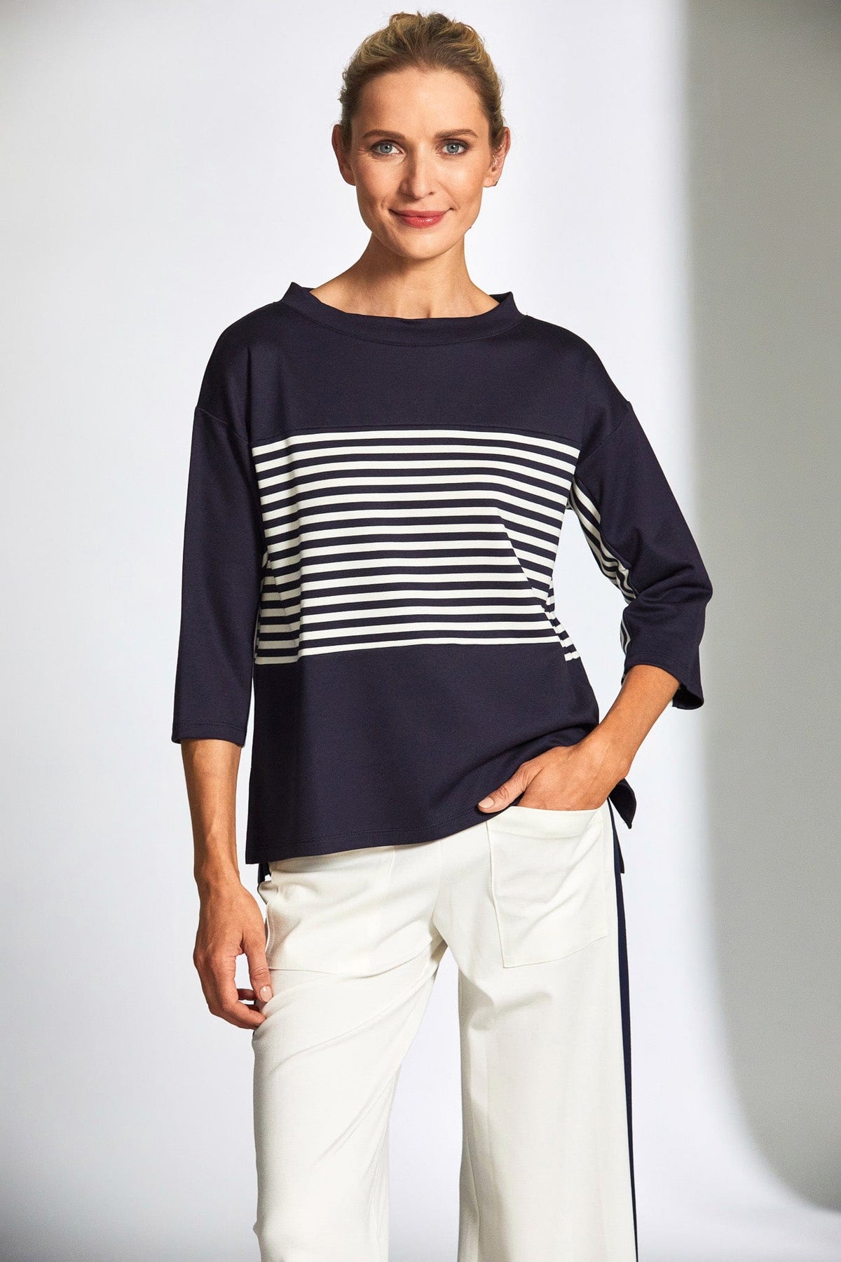 PERUZZI Continous Stripe Top