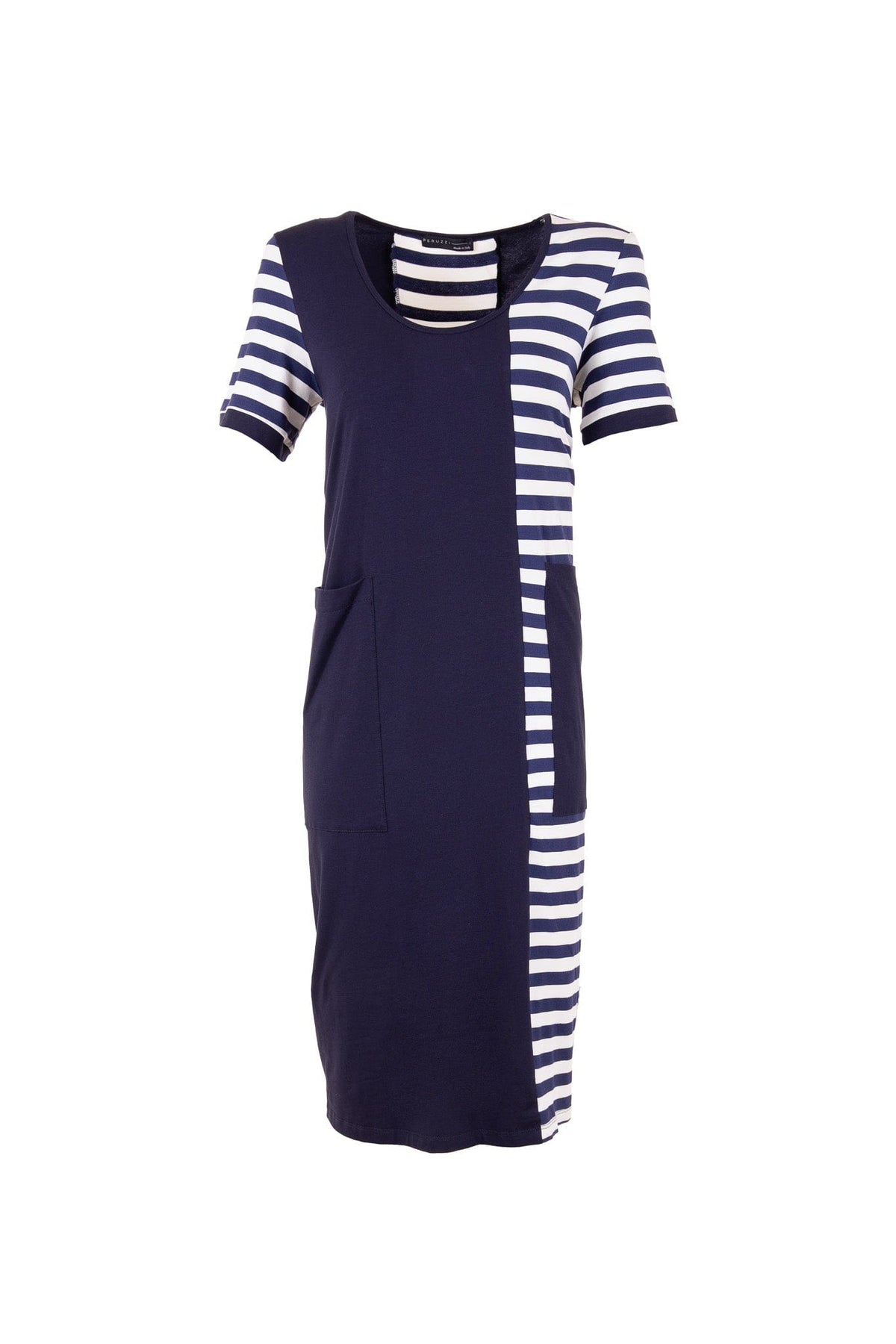 PERUZZI Stripe Panel Dress