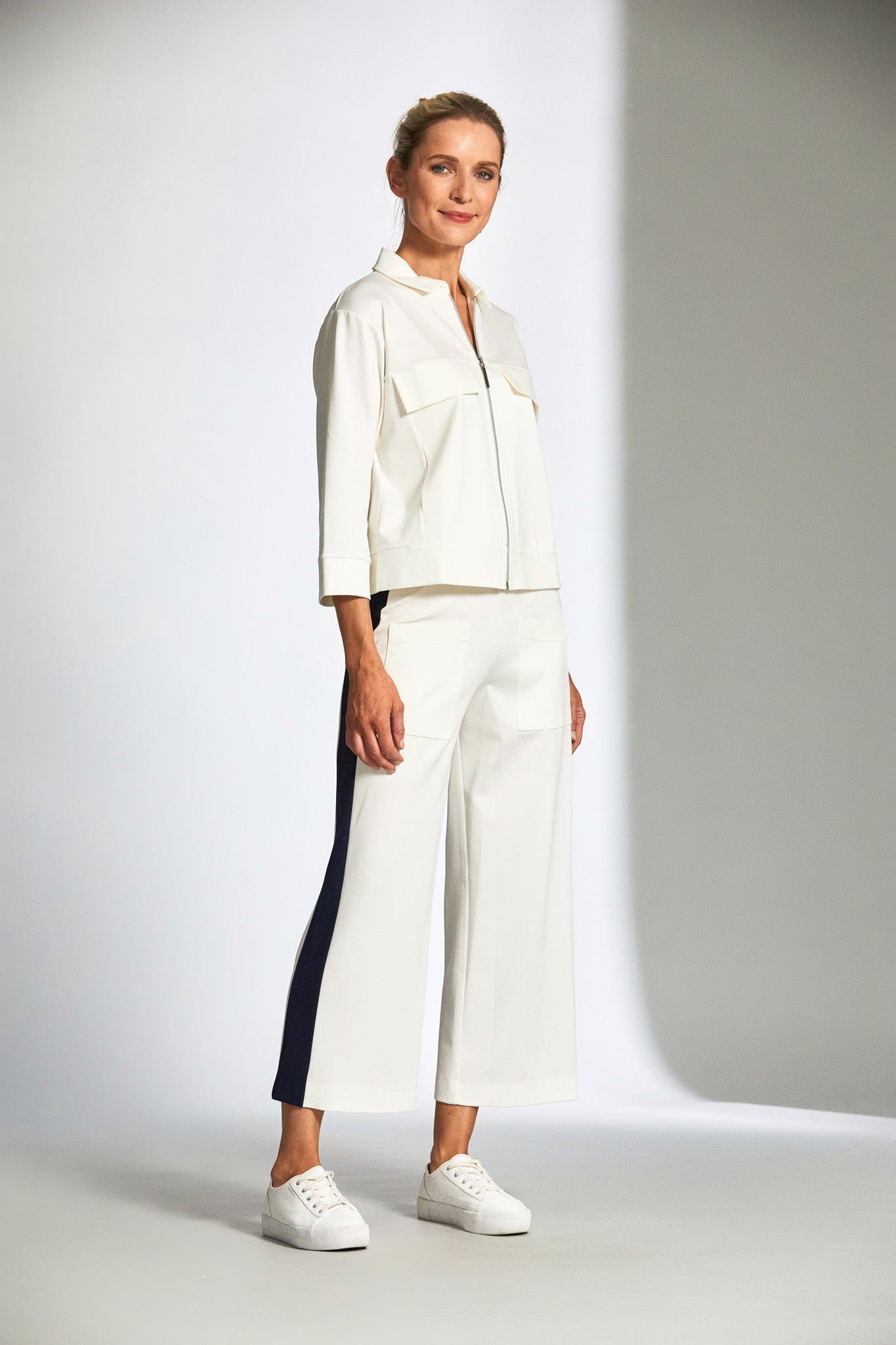 PERUZZI Side Stripe Crop Trouser – Choice Boutique