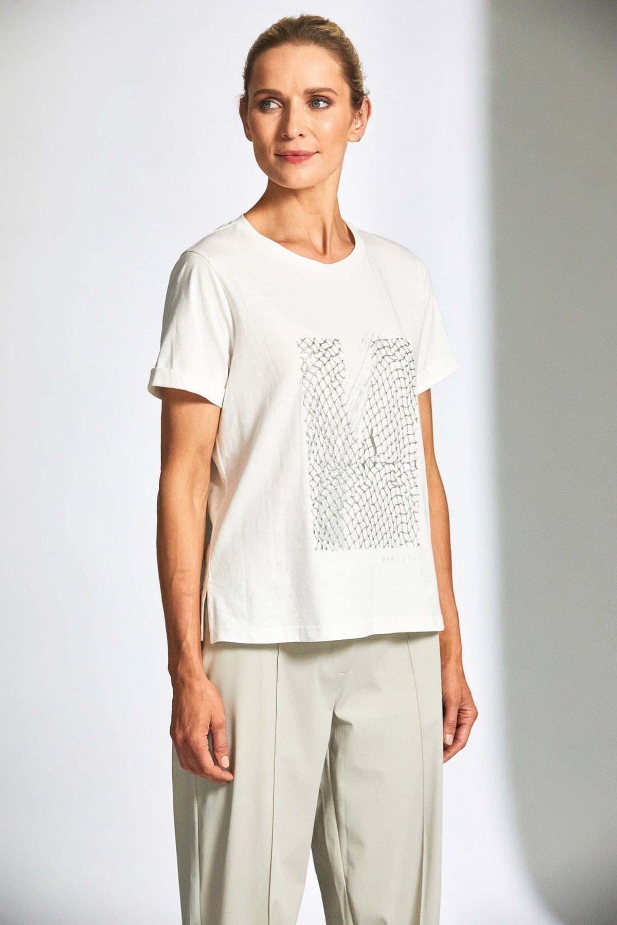 PERUZZI Mesh Print T-Shirt