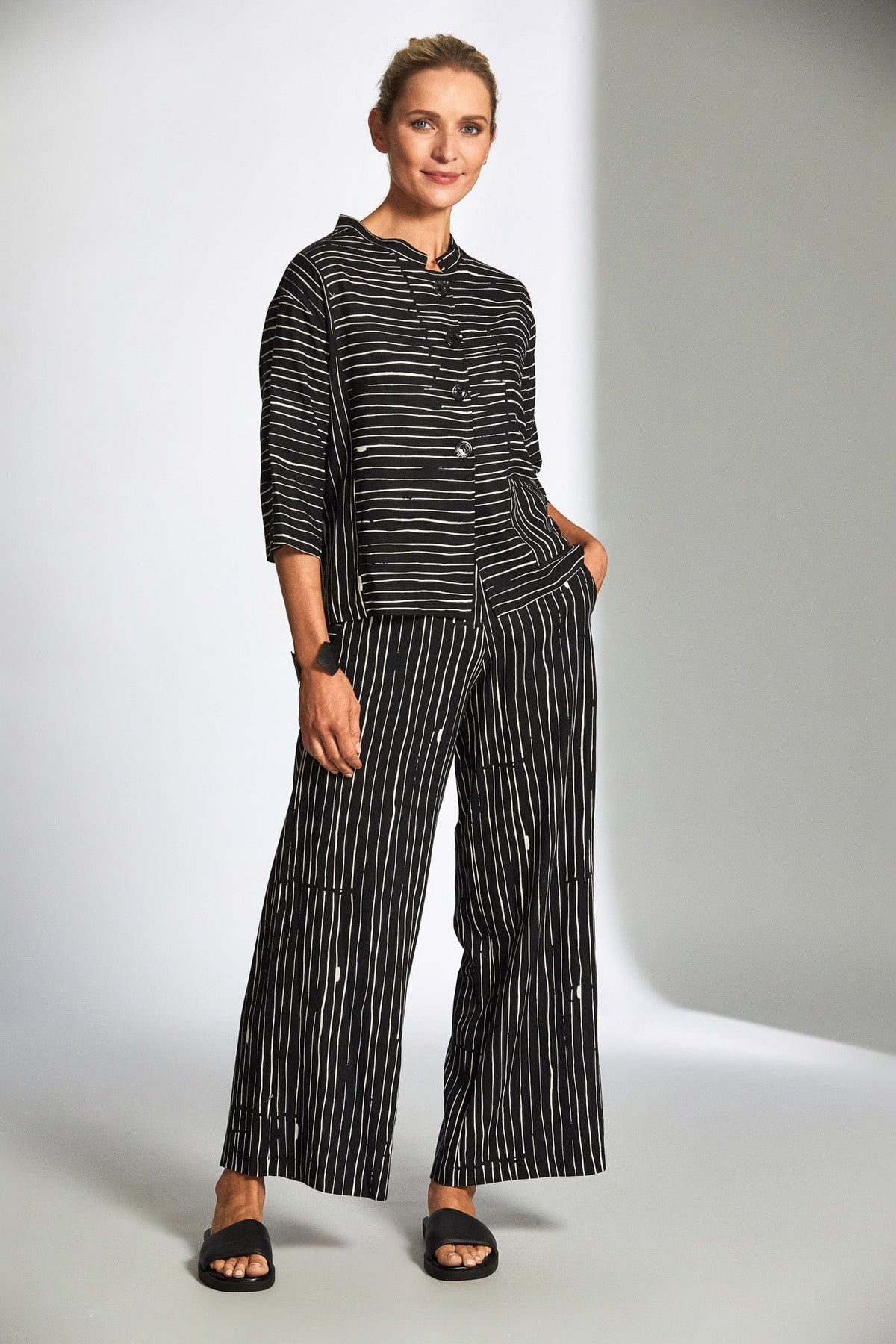 PERUZZI Broken Stripe Trousers