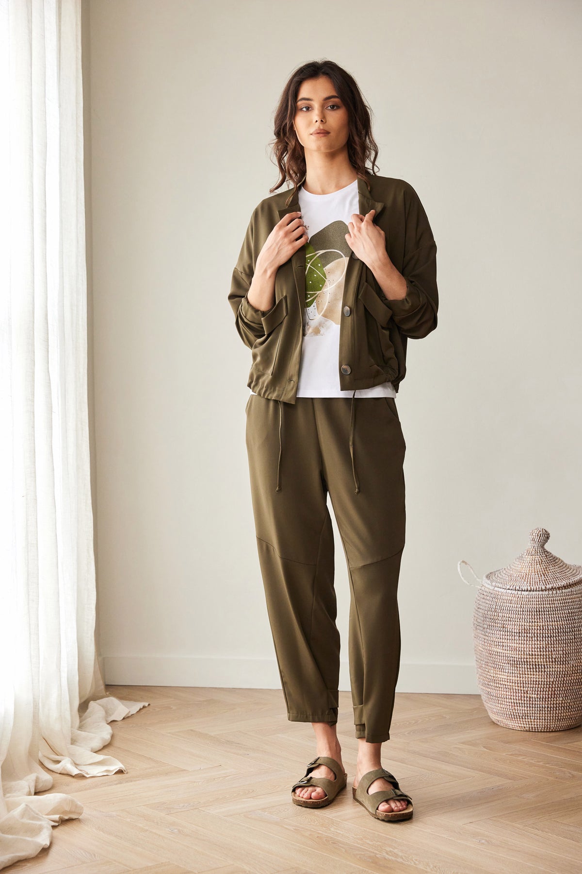 PERUZZI Button Detail Trouser