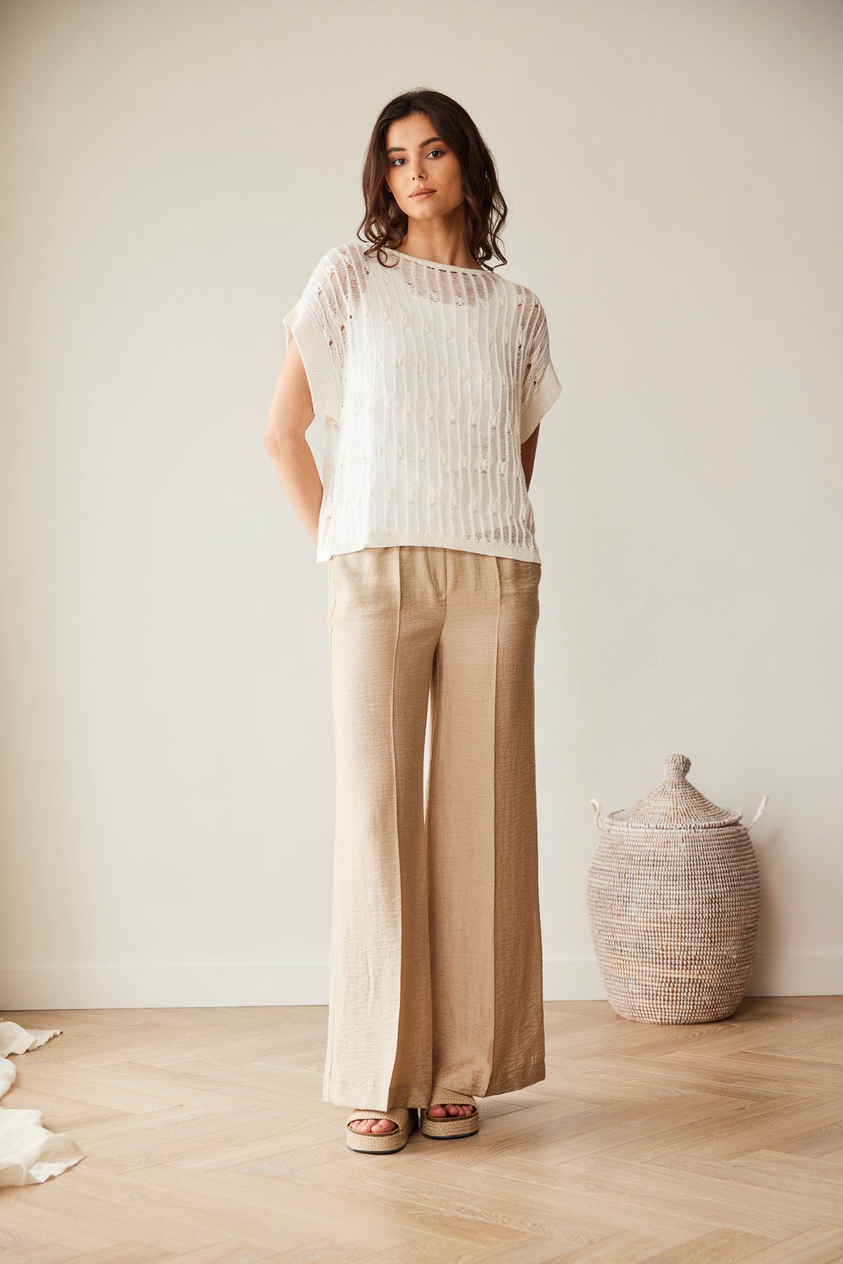 PERUZZI Ladder Stitch Knit