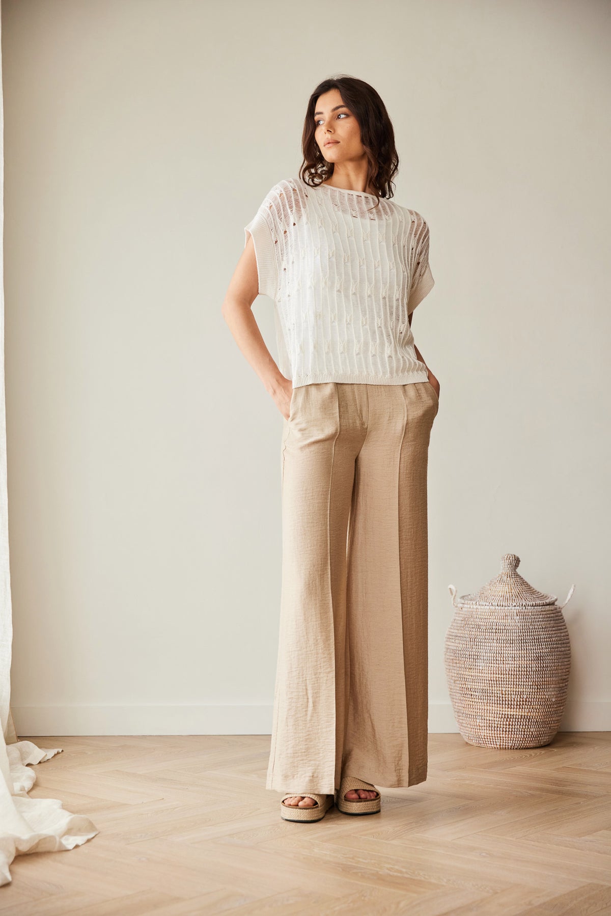 PERUZZI Ladder Stitch Knit