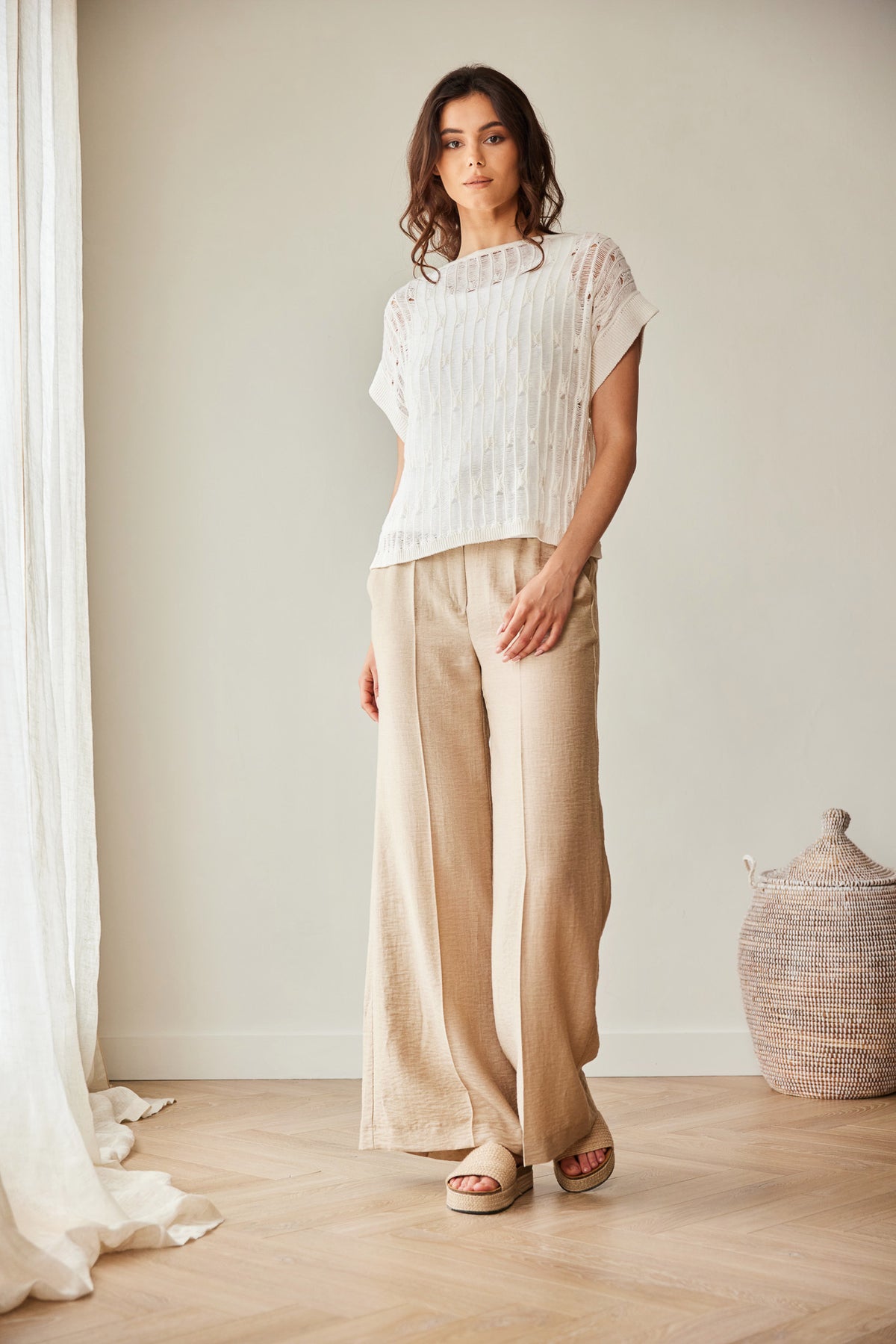 PERUZZI Ladder Stitch Knit