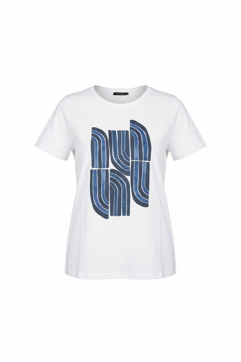 PERUZZI Line Print T-Shirt