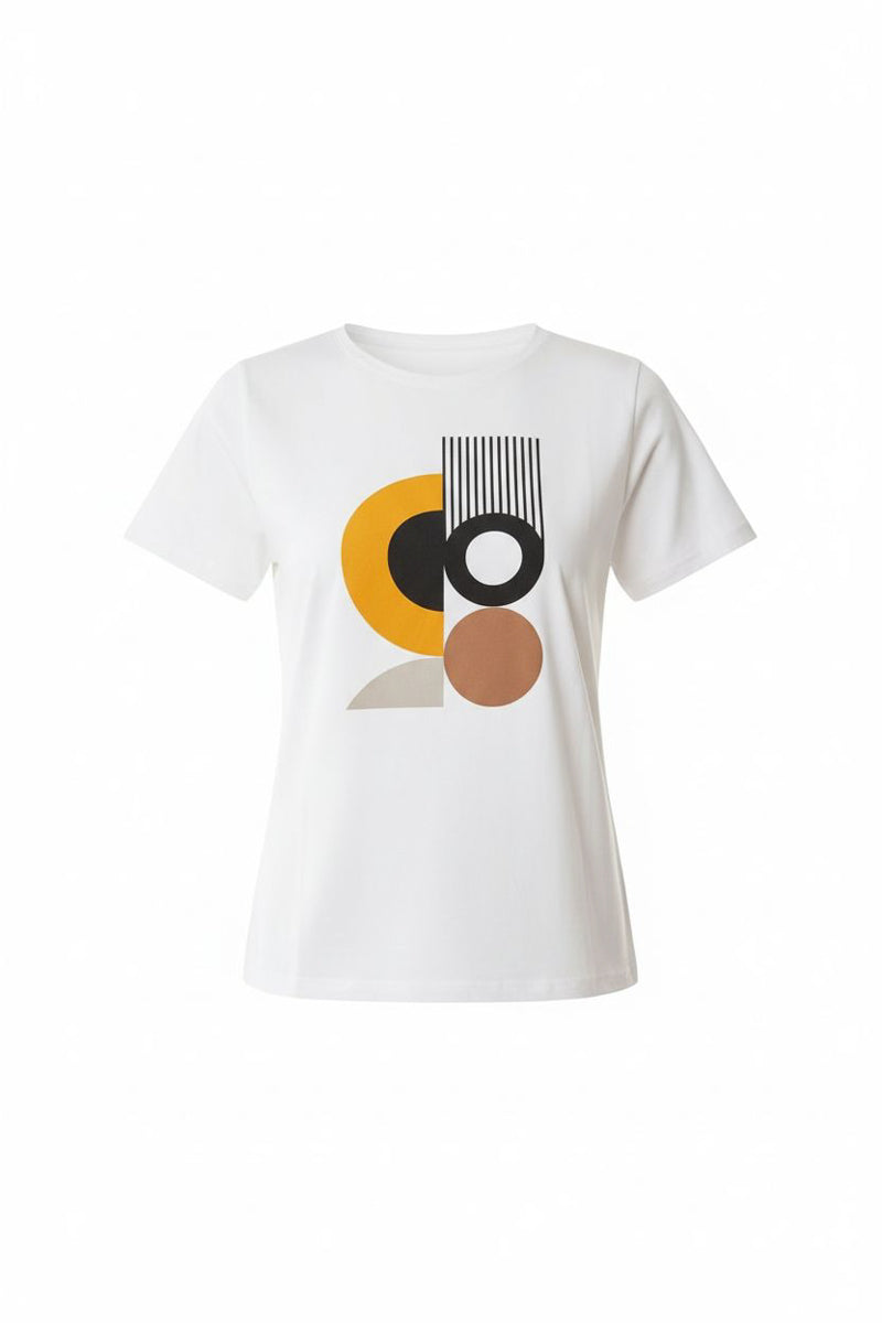 PERUZZI Circle Print Top