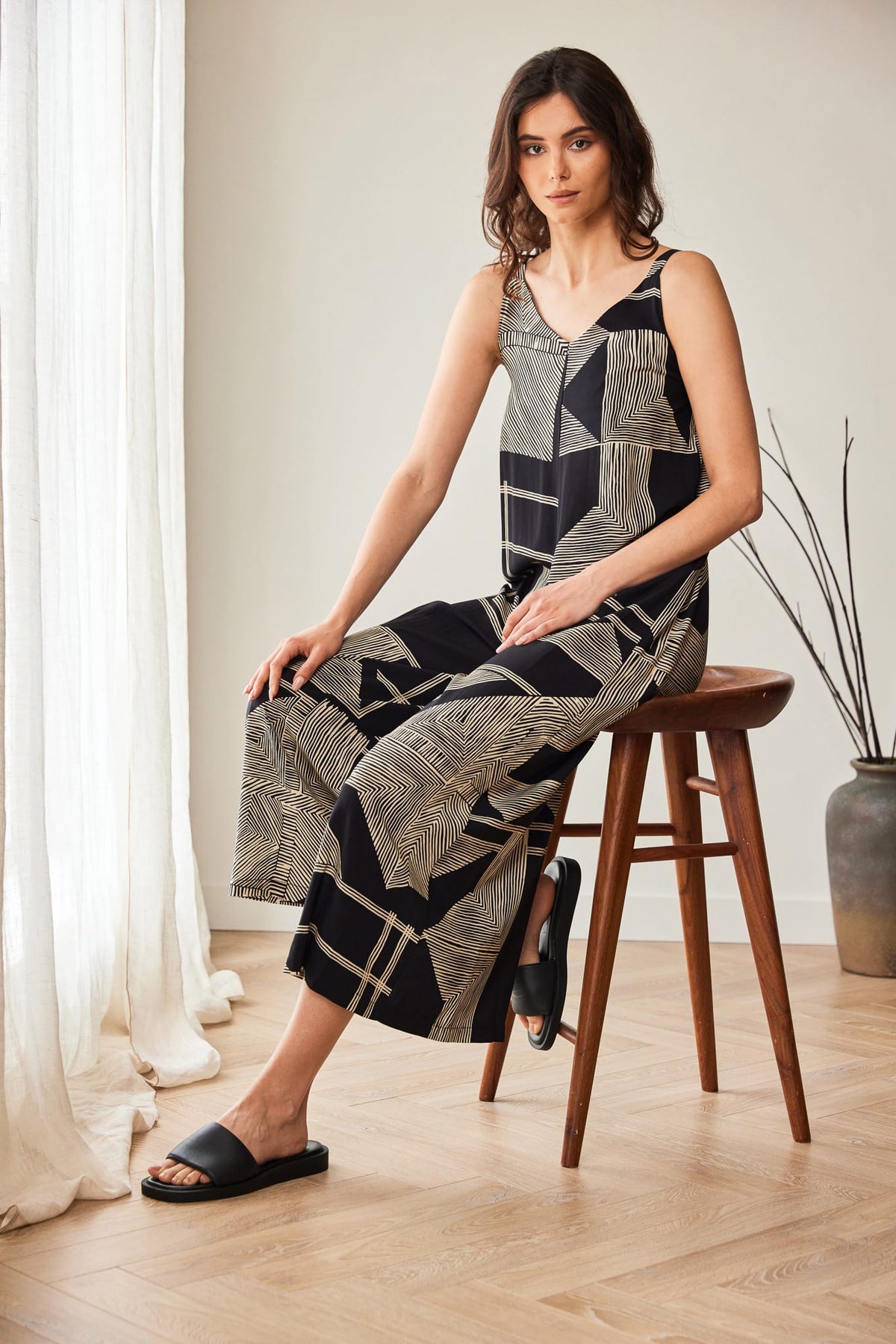 PERUZZI Geo Print Jumpsuit