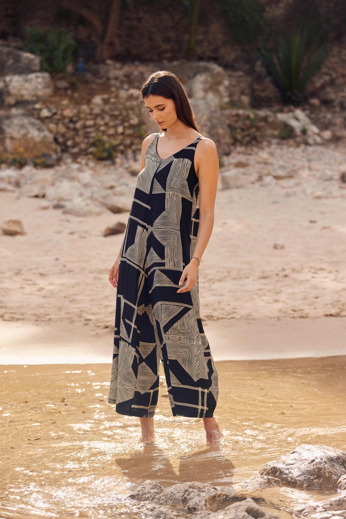 PERUZZI Geo Print Jumpsuit