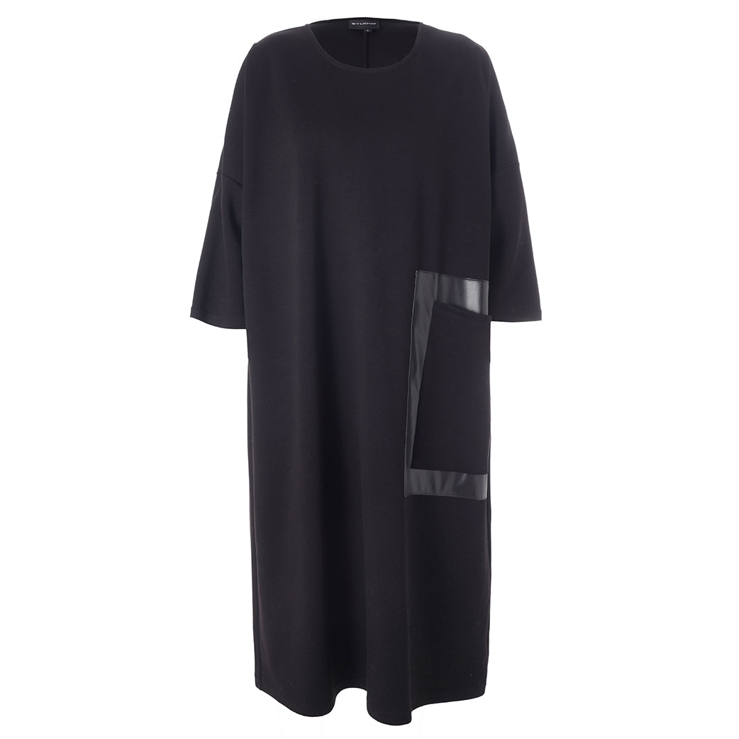 STUDIO Pleather Pocket Dress