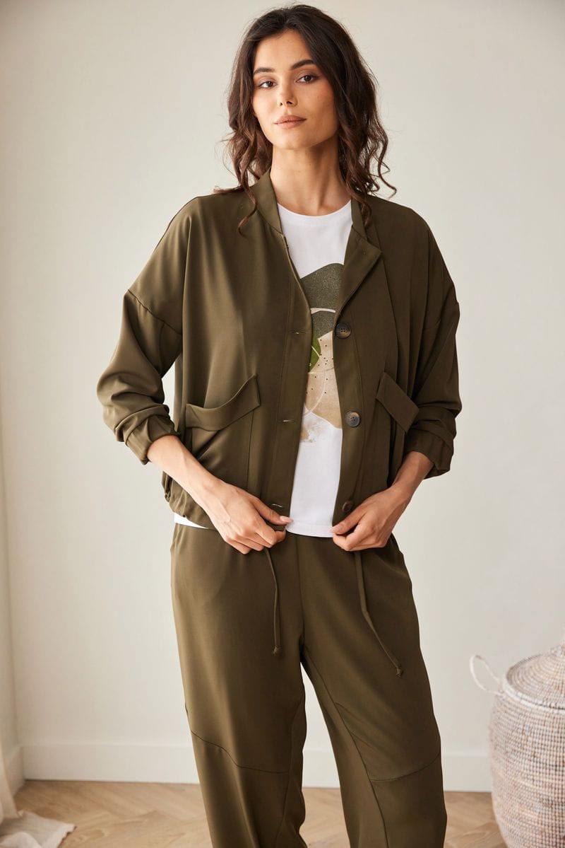 PERUZZI Button Detail Jacket