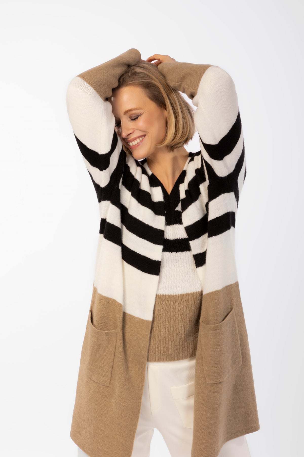 SuZa Block Cardigan