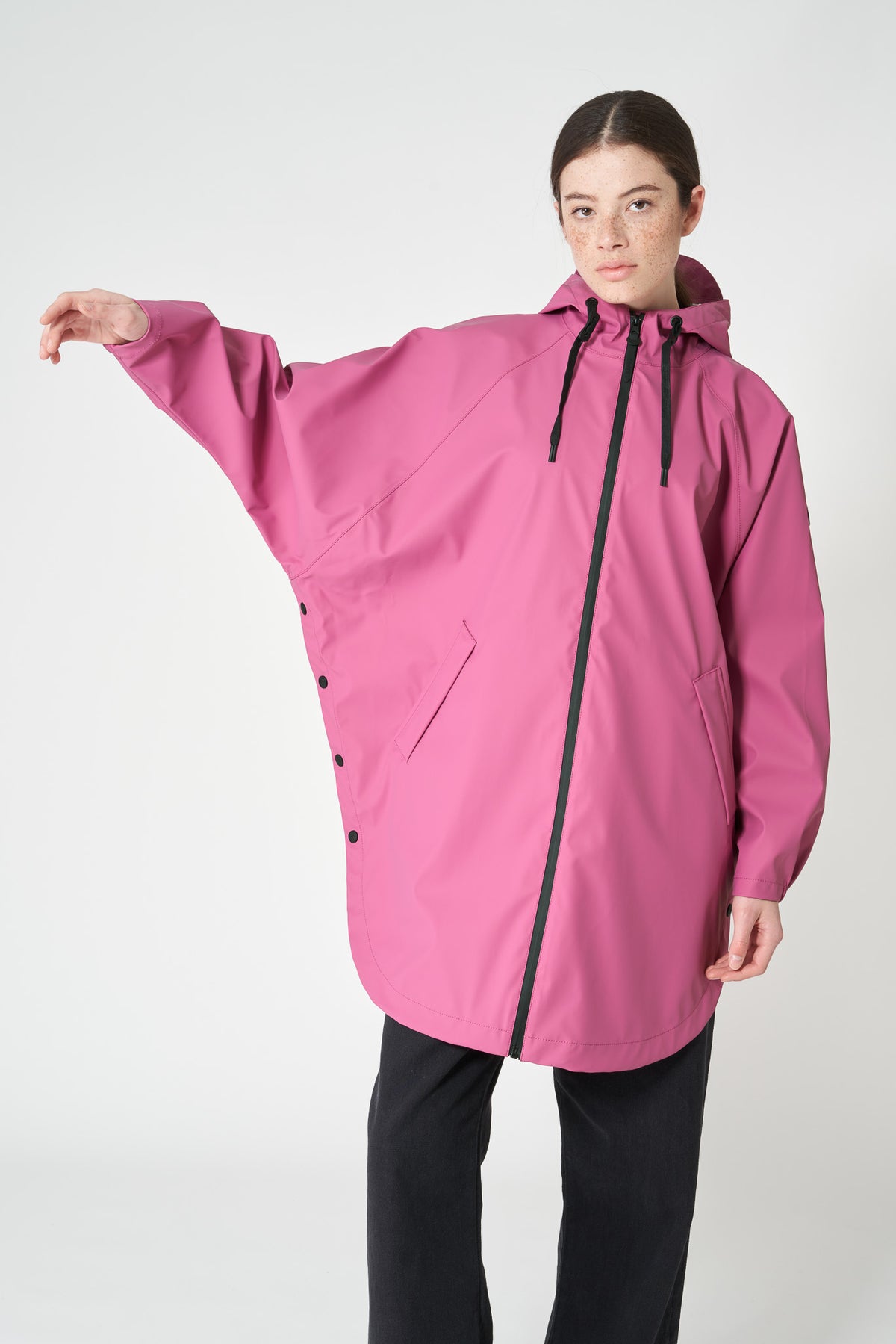 TANTÄ Cape Button Raincoat