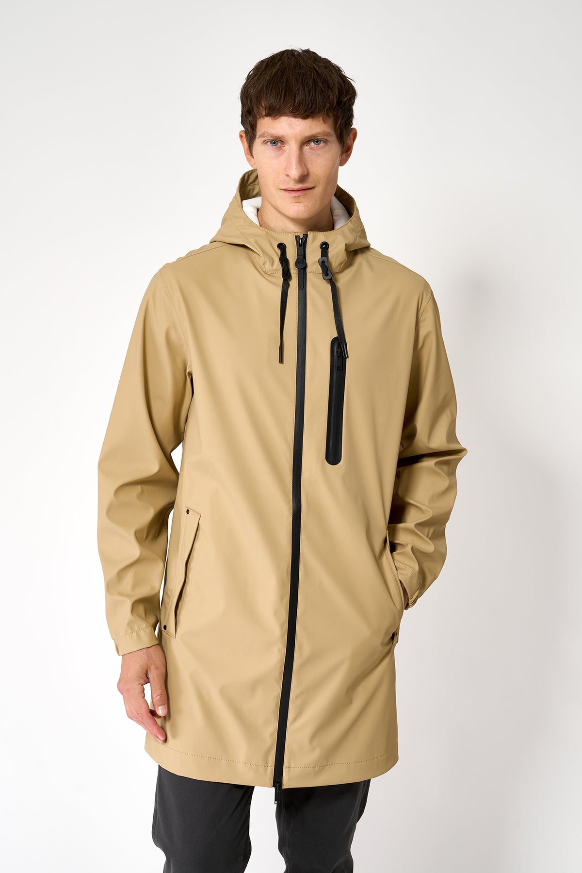 TANTÄ Zip Pocket Waterproof Coat