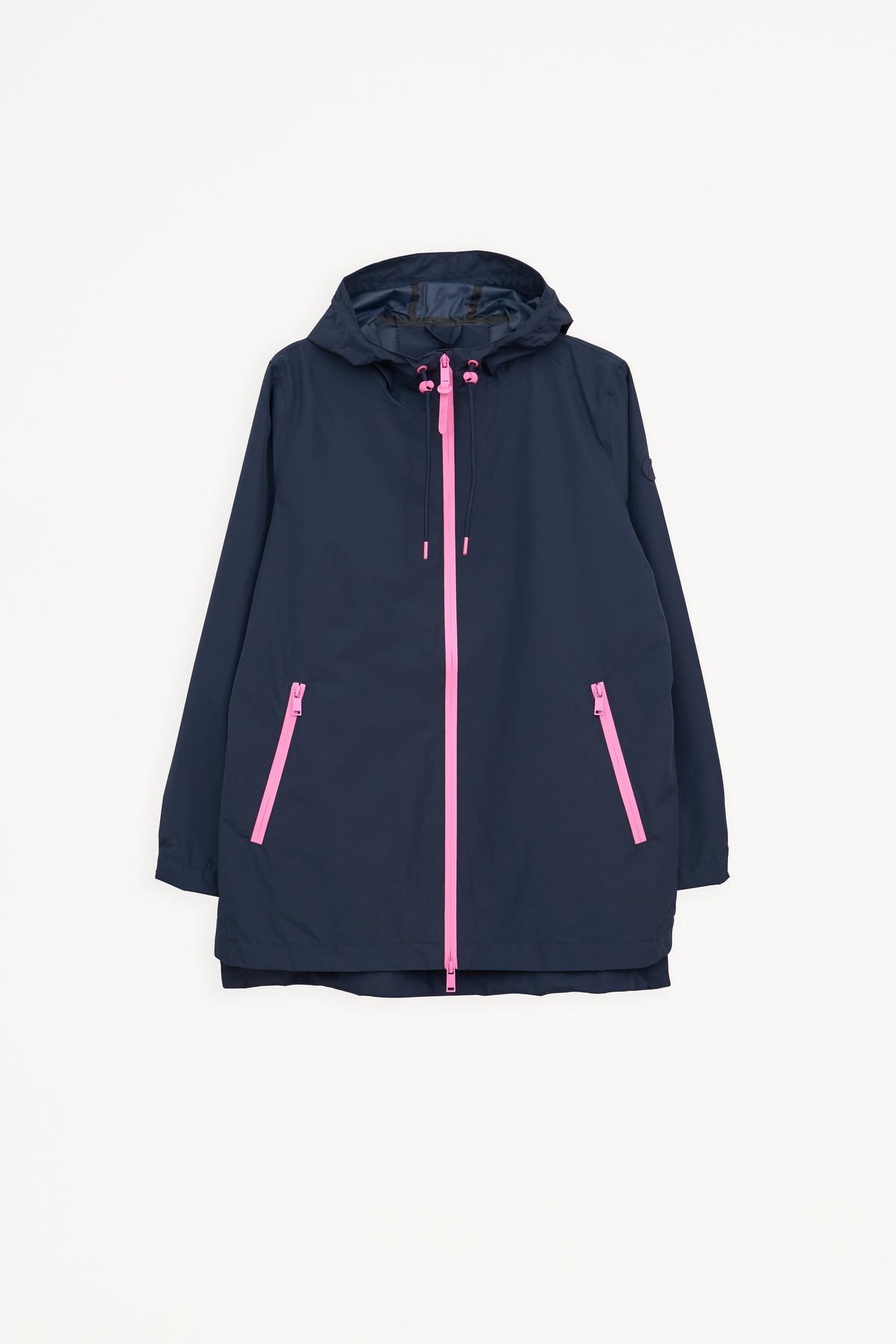 TANTÄ Contrast Zip Waterproof Raincoat