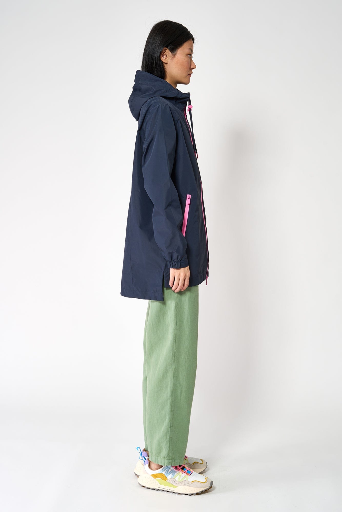 TANTÄ Contrast Zip Waterproof Raincoat – Choice Boutique